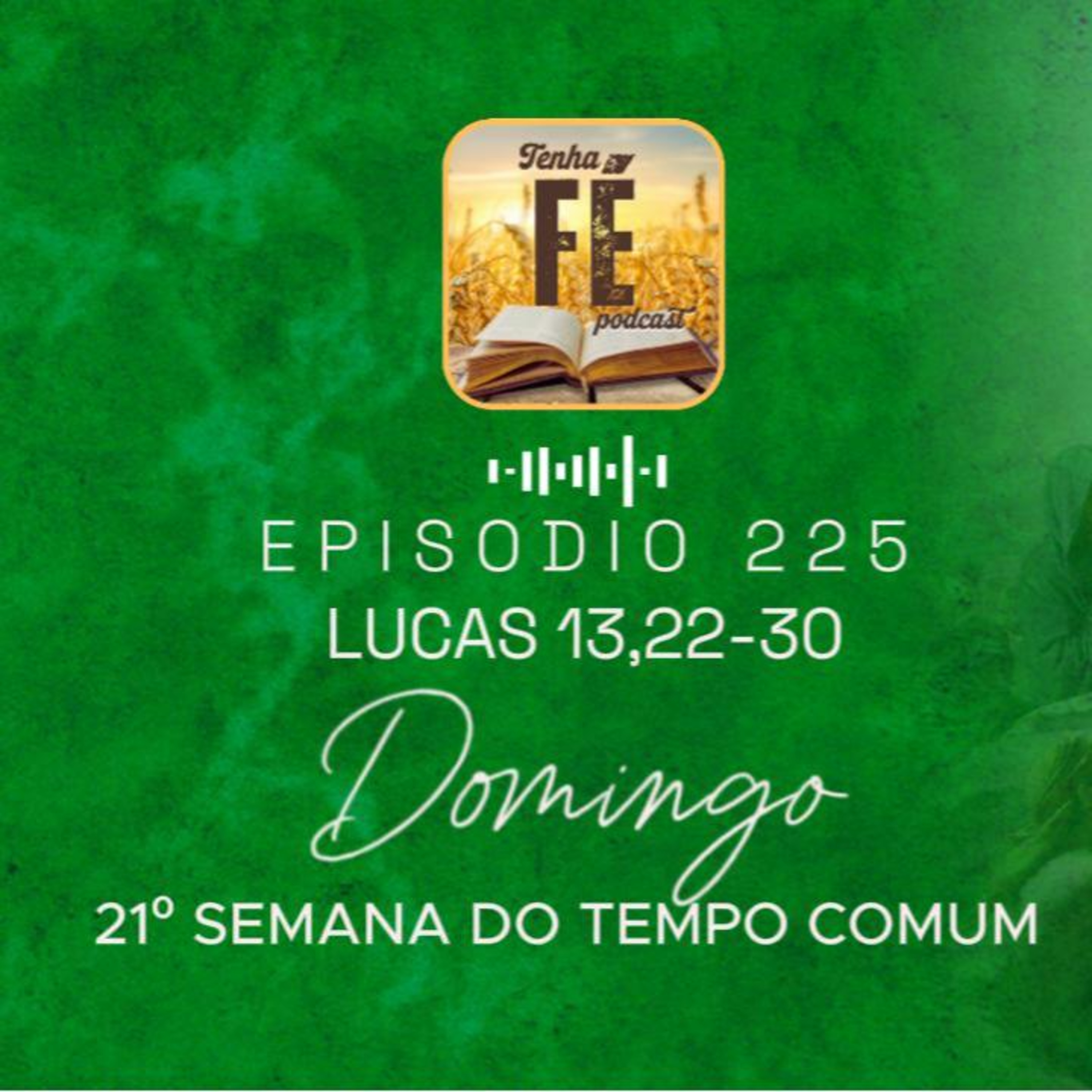 (EP 225) Evangelho do dia 24/08: Lc 13,22-30 - 21º Domingo do T. Comum - ANO C