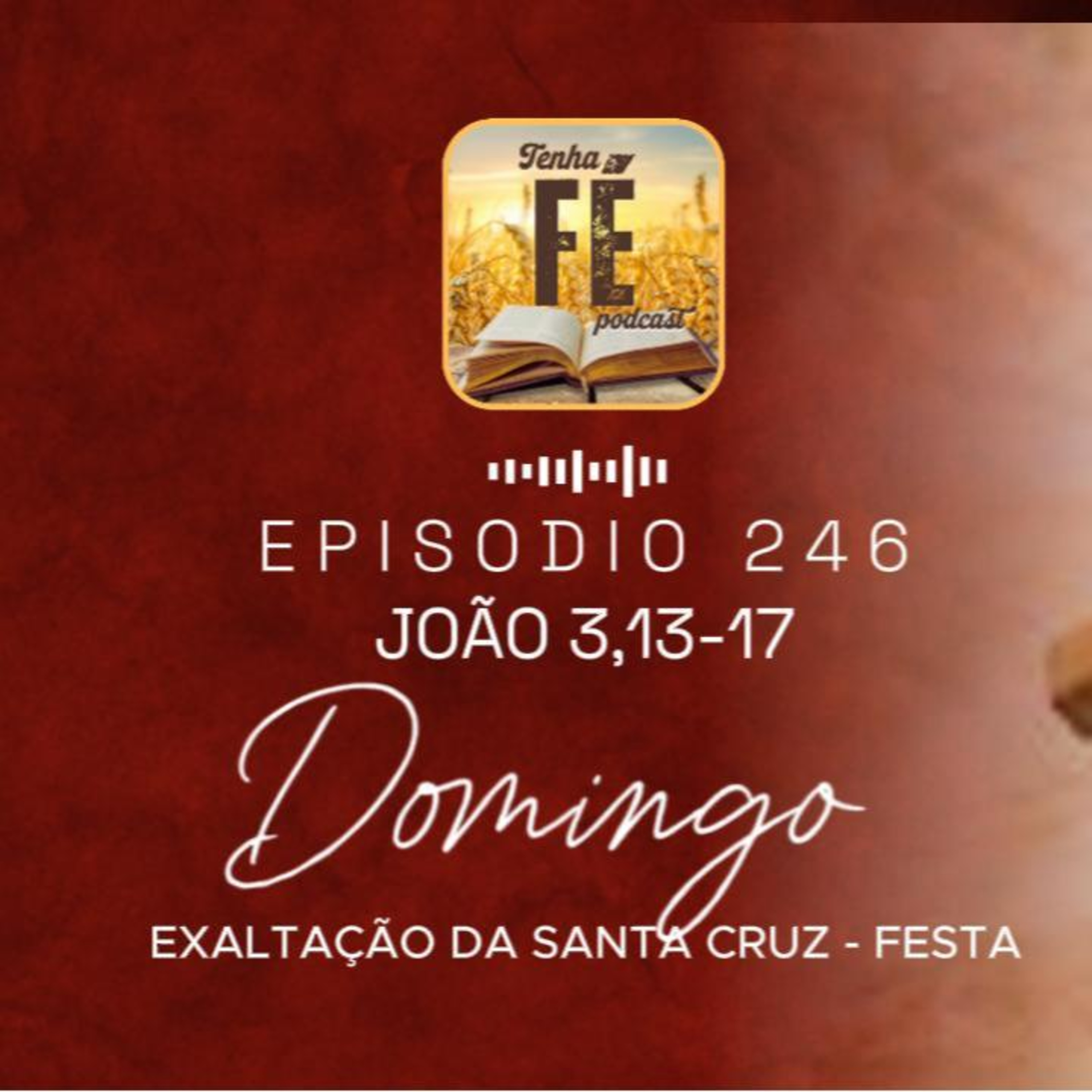 (EP 246) Evangelho do dia 14/09 - Jo 3,13-17 - Exaltação da Santa Cruz - Festa