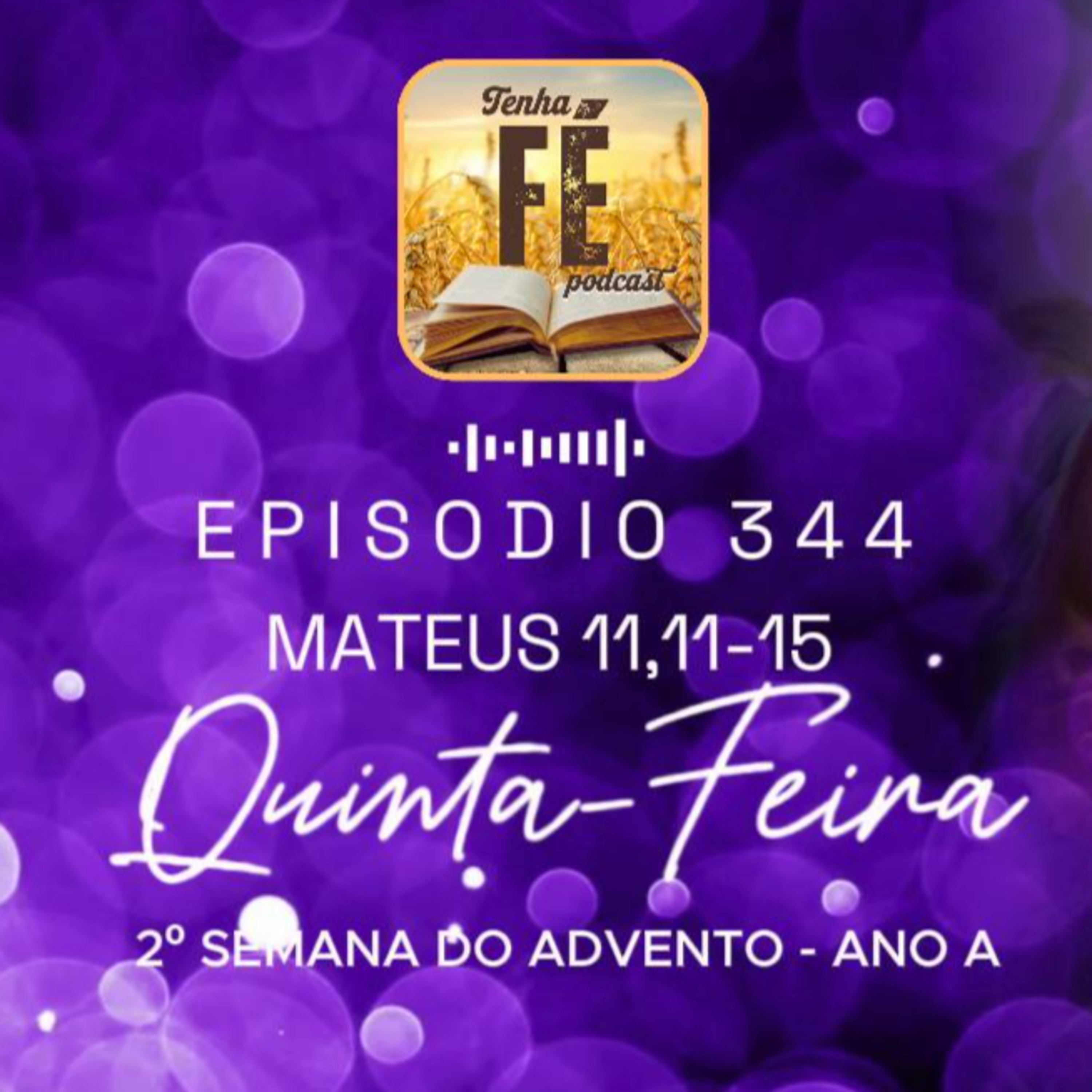 (EP 344) Evangelho do dia 11/12: Mt 11, 11-15 - Qui. da 2ª Sem. Advento