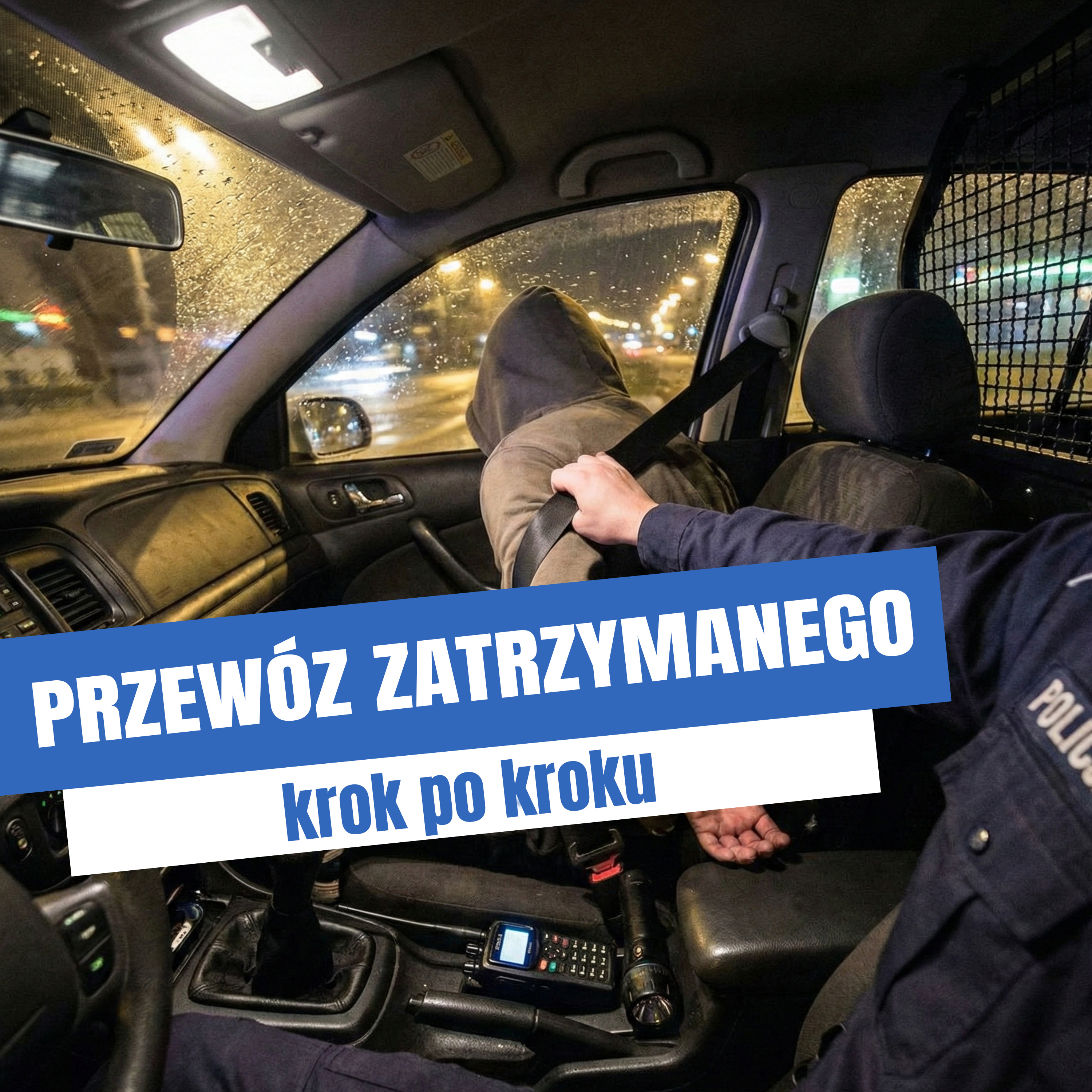 Przewożenie zatrzymanego w radiowozie. episode artwork