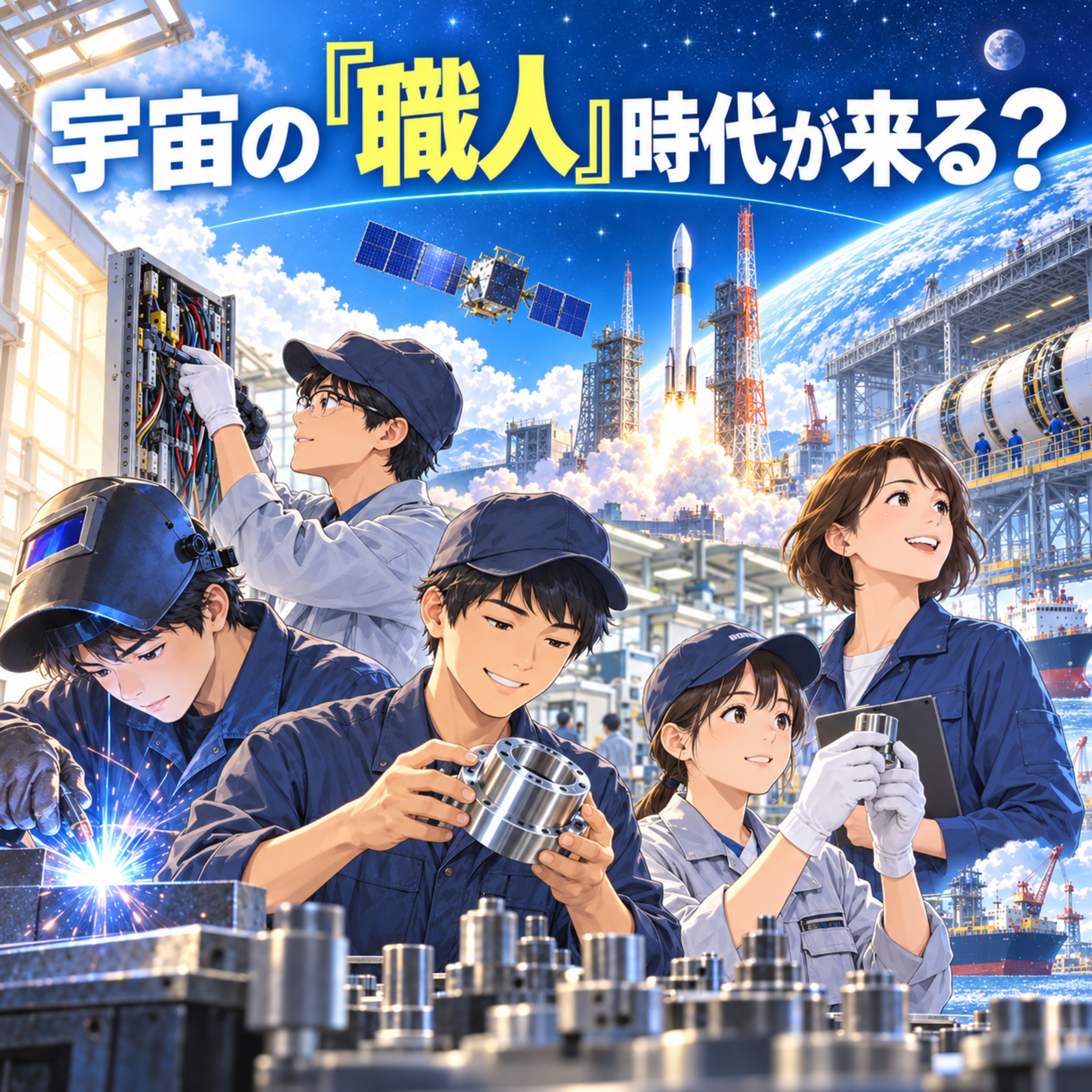 宇宙で働くのに「宇宙工学の学位」は不要！？日米の「宇宙技術者」の新しい育て方 episode artwork