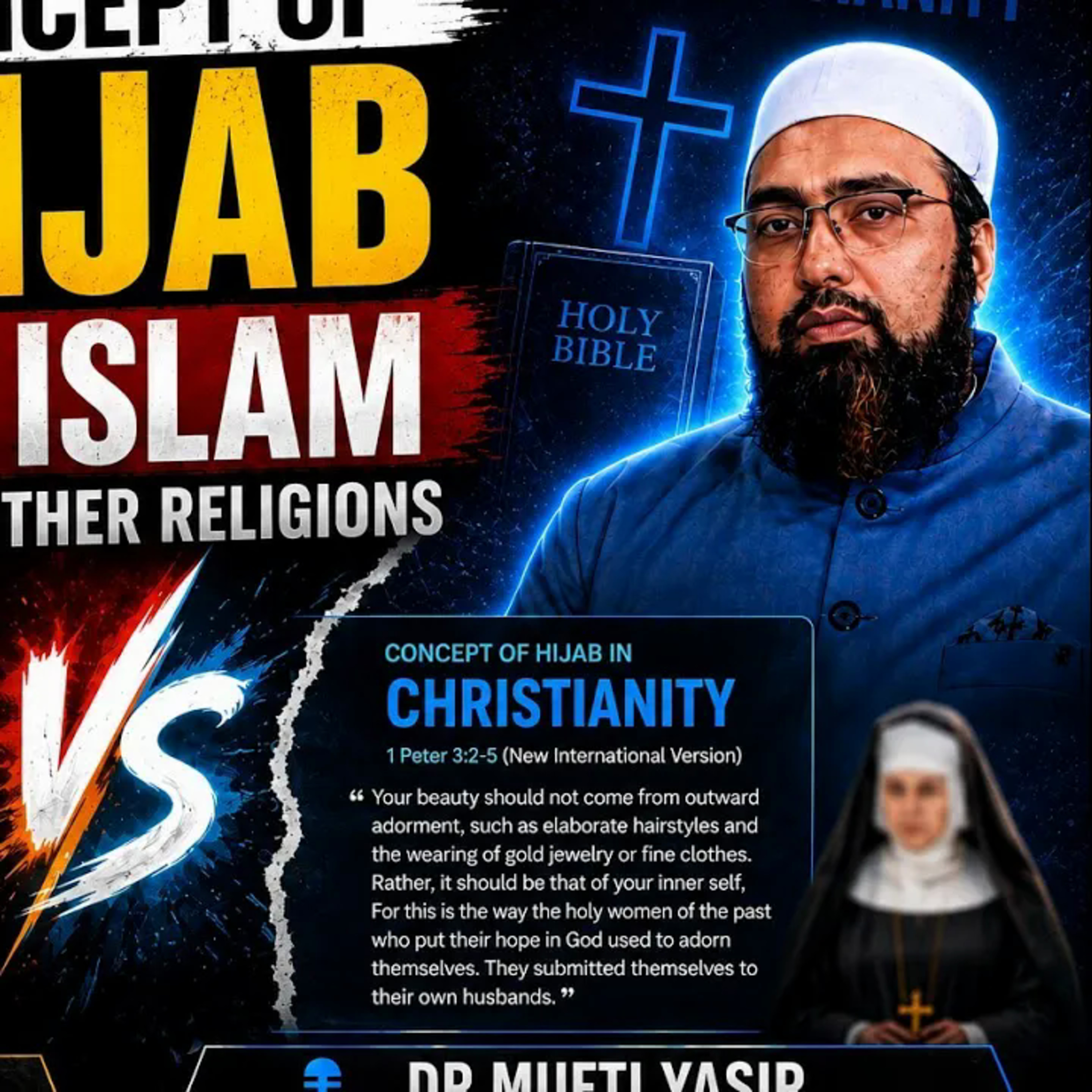 Concept Of Hijab In Islam And Other Religions | Dr. Mufti Yasir Nadeem Al Wajidi | Sister Alina Ali episode artwork