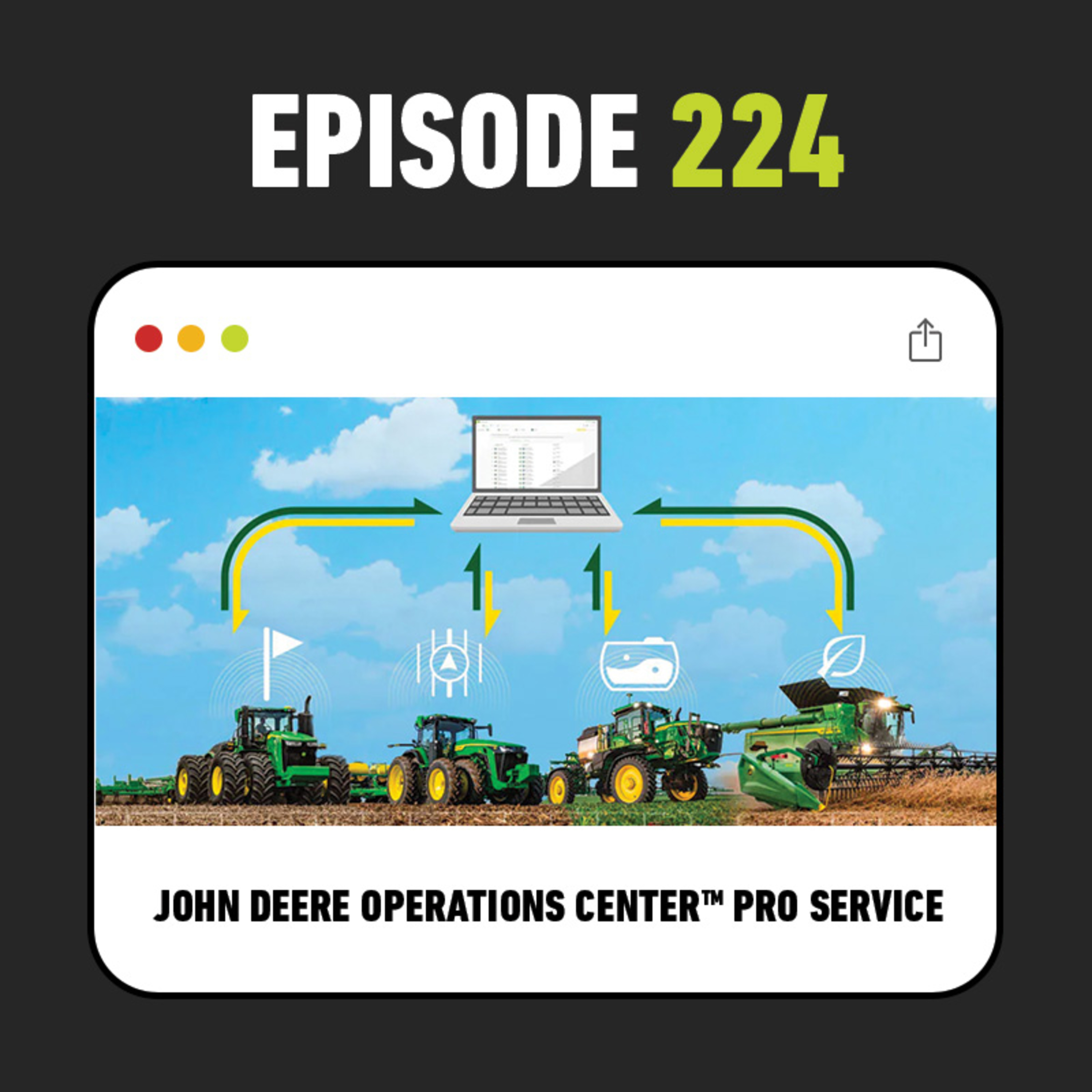 Ep. 224 - New from John Deere: Understanding John Deere Operations Center™ PRO Service