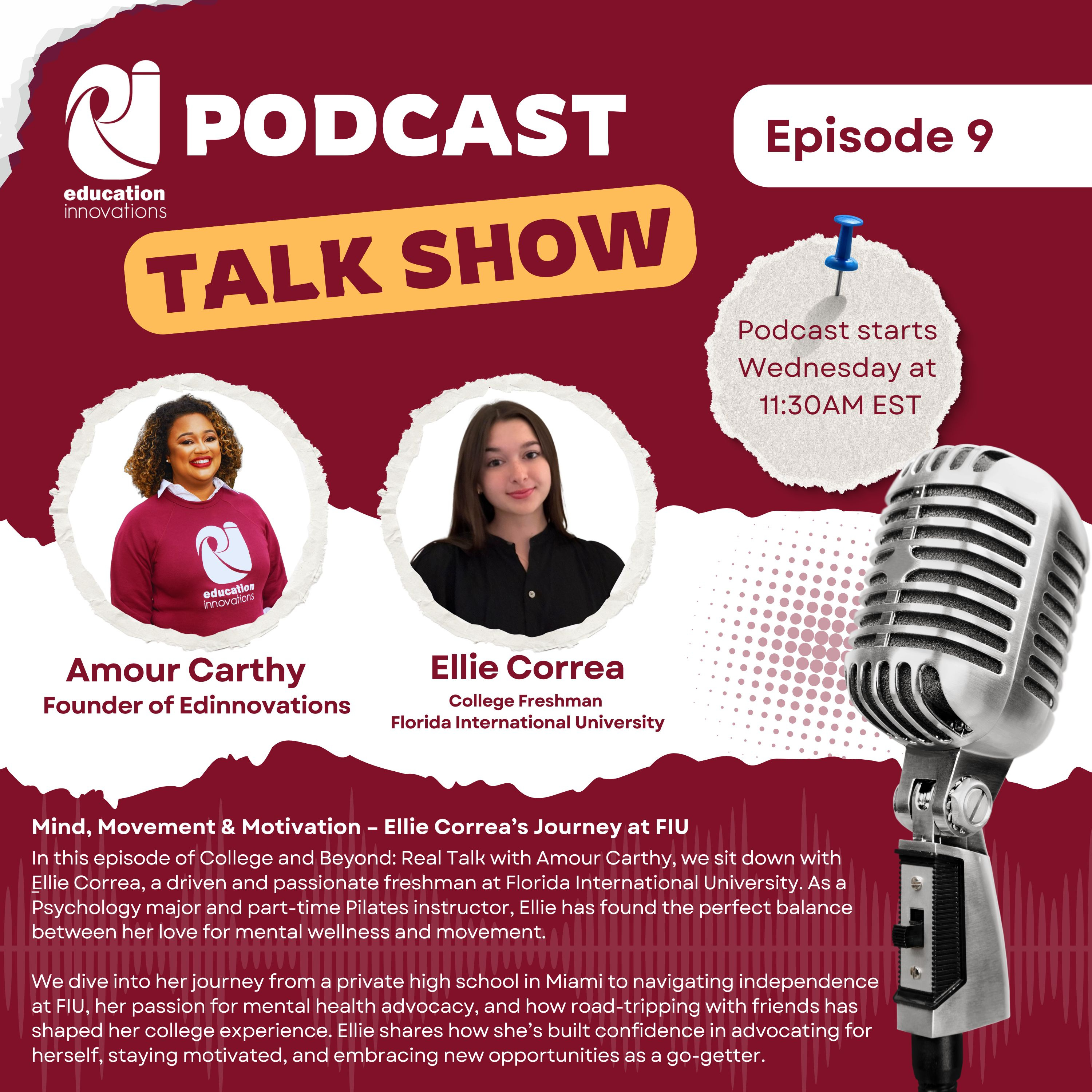 Mind, Movement & Motivation – Ellie Correa’s Journey at FIU Introduction