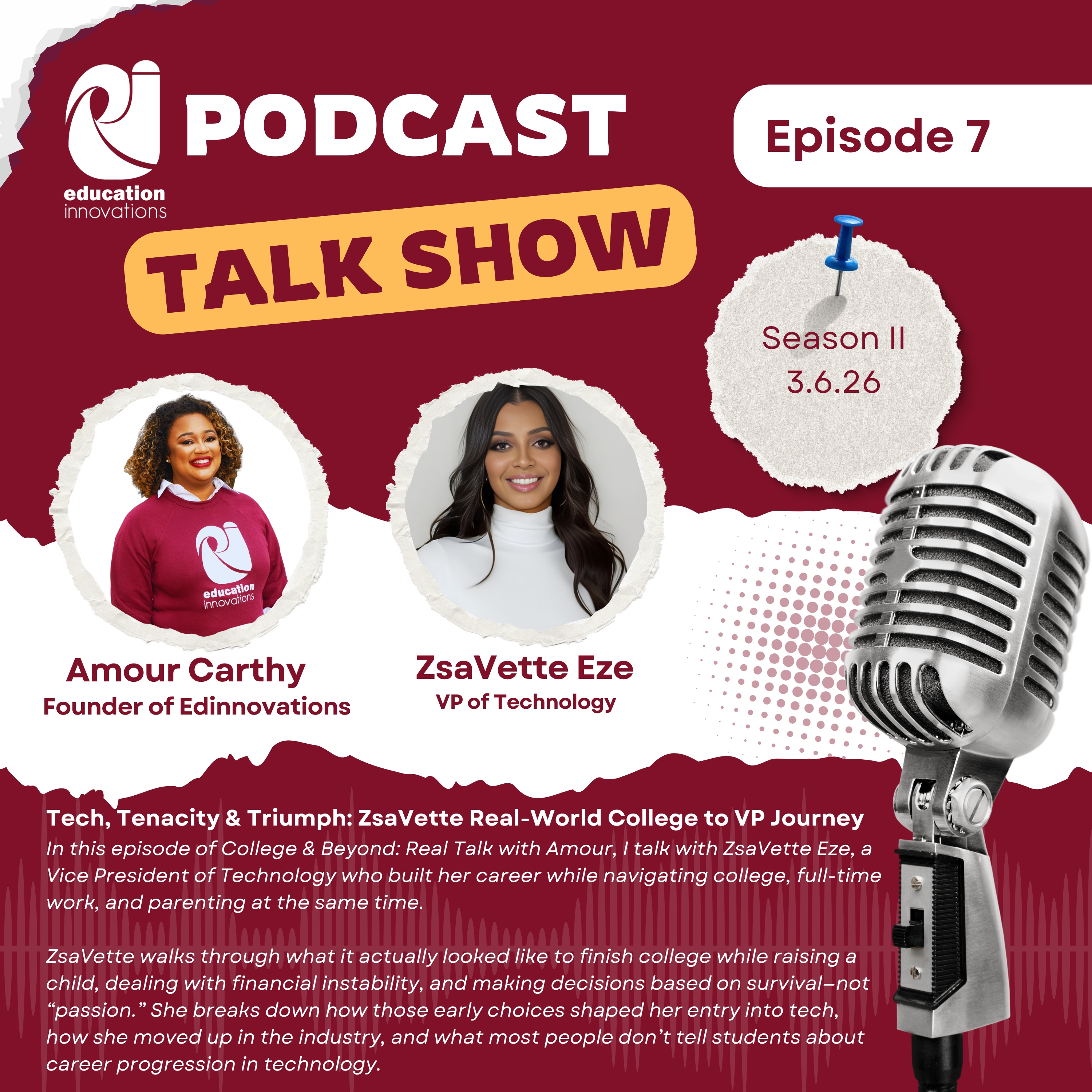 Tech, Tenacity & Triumph: ZsaVette Eze’s Real-World College to VP Journey