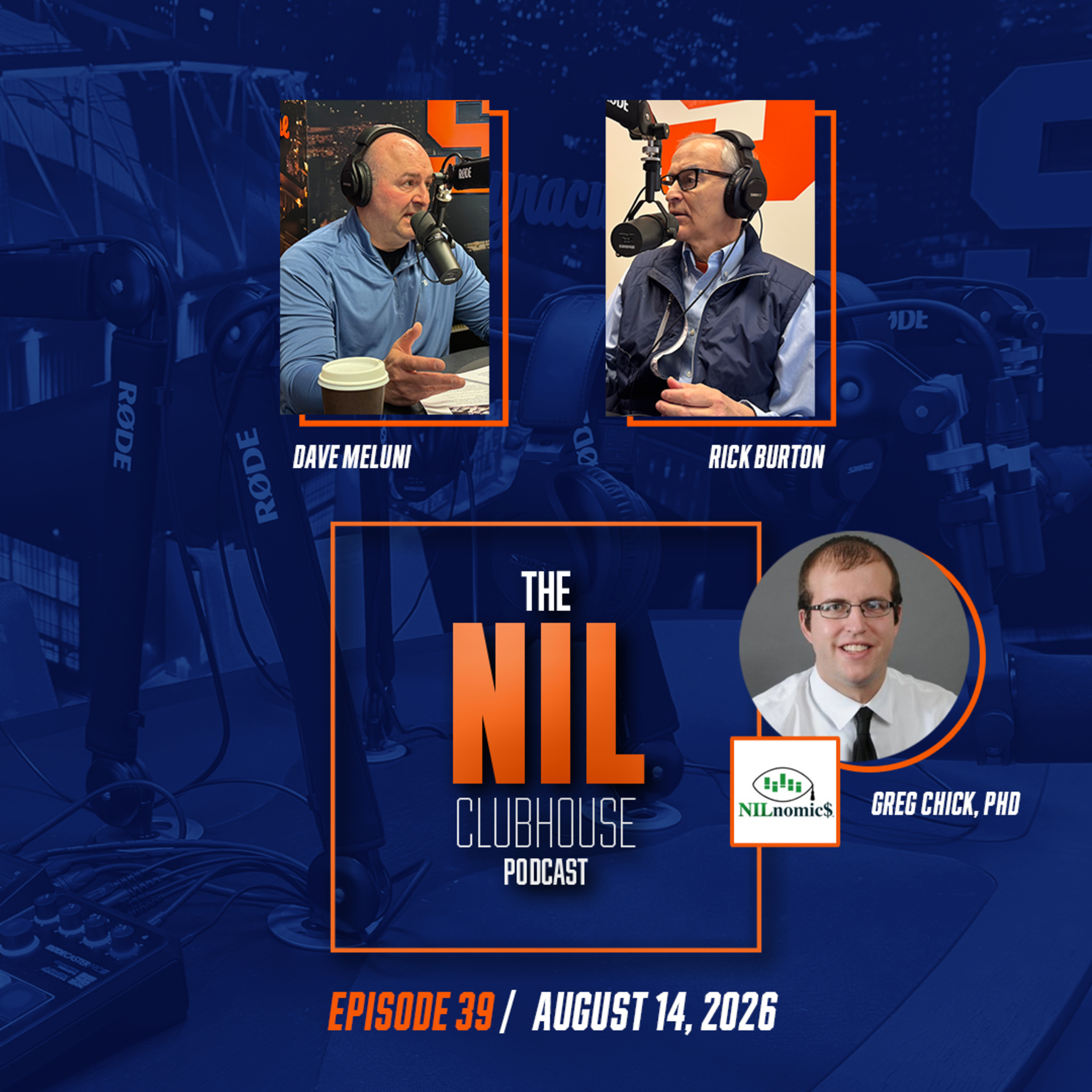 NIL Clubhouse - Episode #39 with Greg Chick, PhD from NILnomics episode artwork