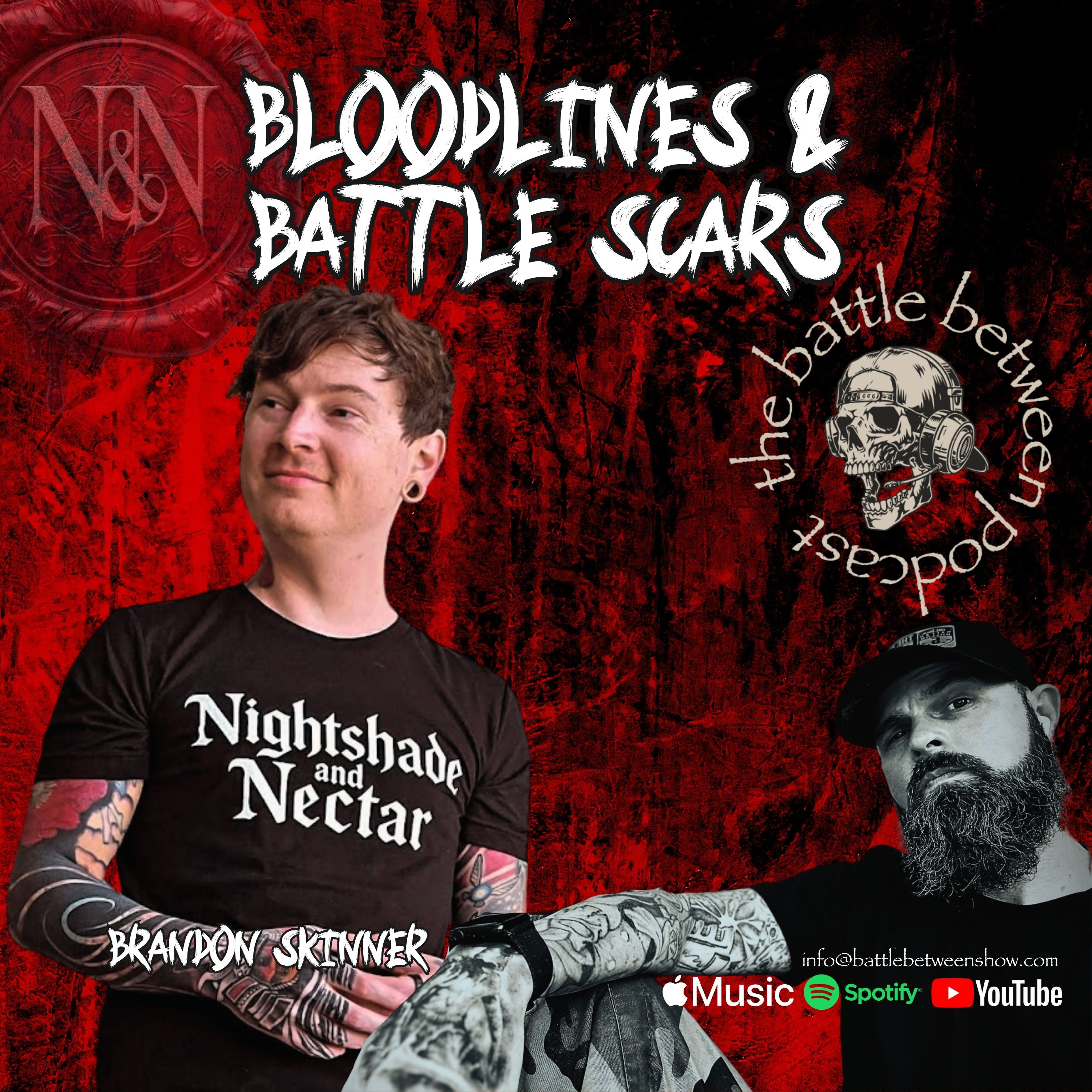 Bloodlines and Battle Scars with Brandon Skinner episode artwork