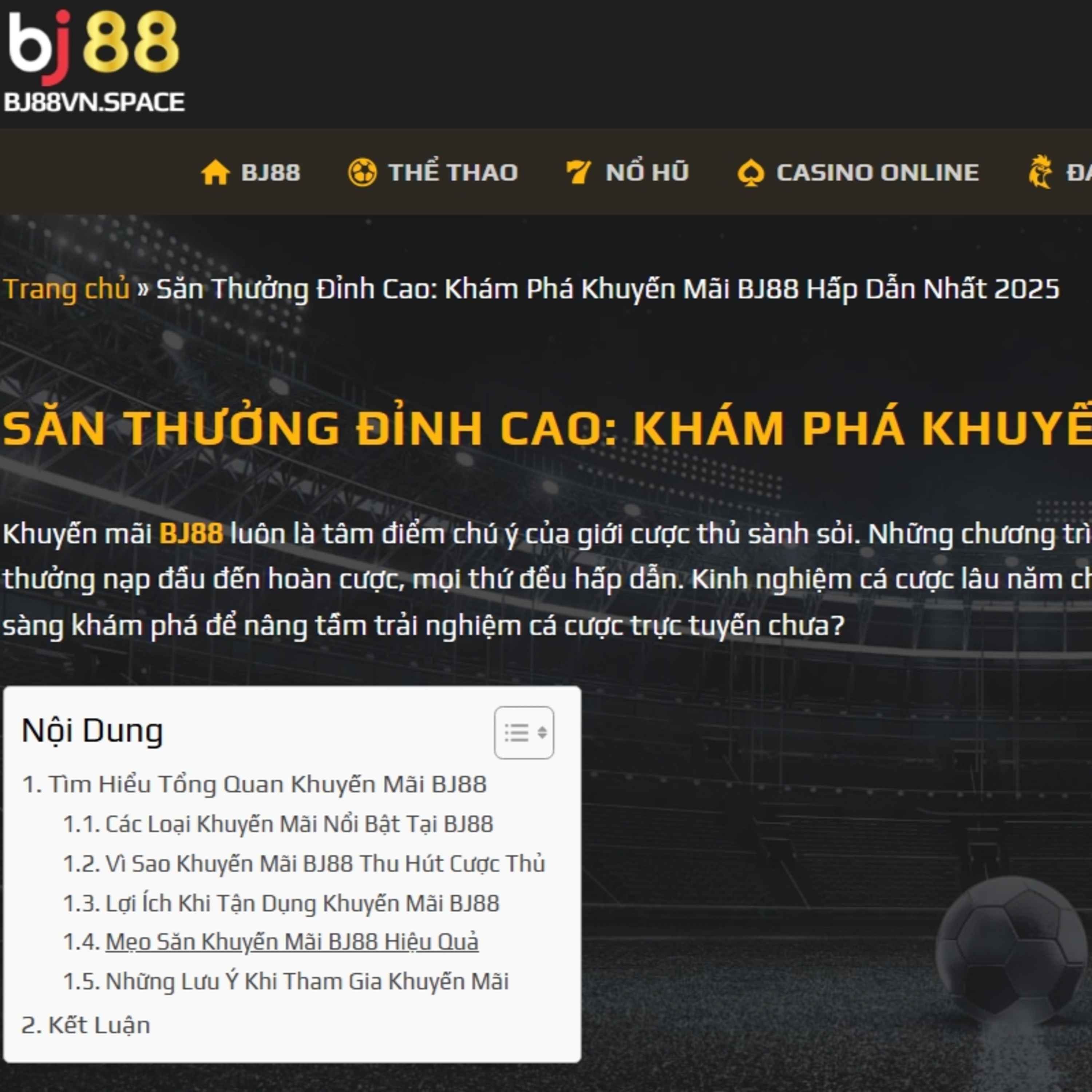 Khuyến mãi BJ88 episode artwork