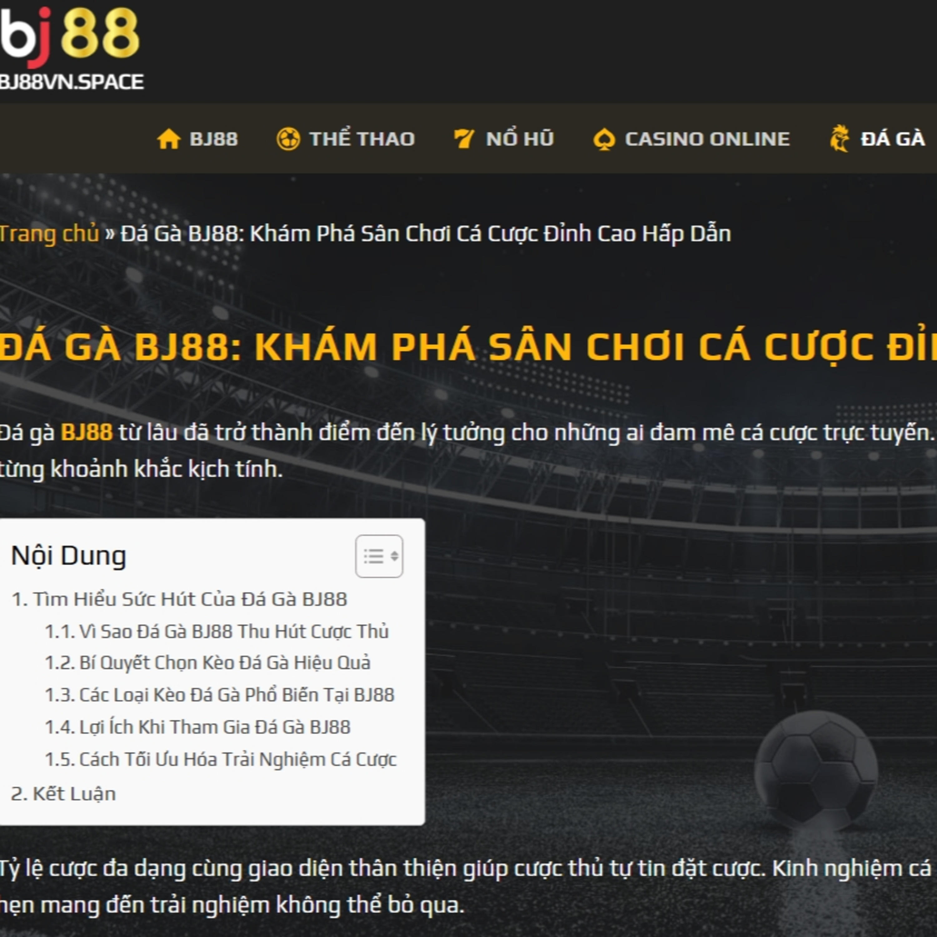 Đá gà BJ88 episode artwork