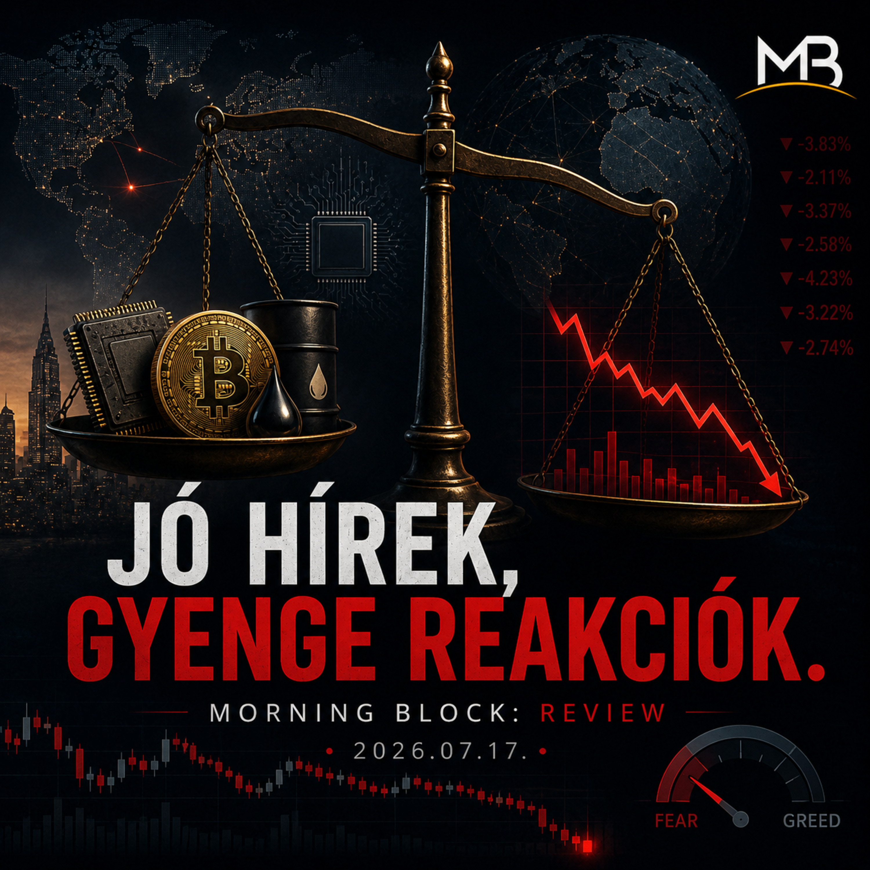 Morning Block: Review — Jó hírek, gyenge reakciók. 2026.07.17.