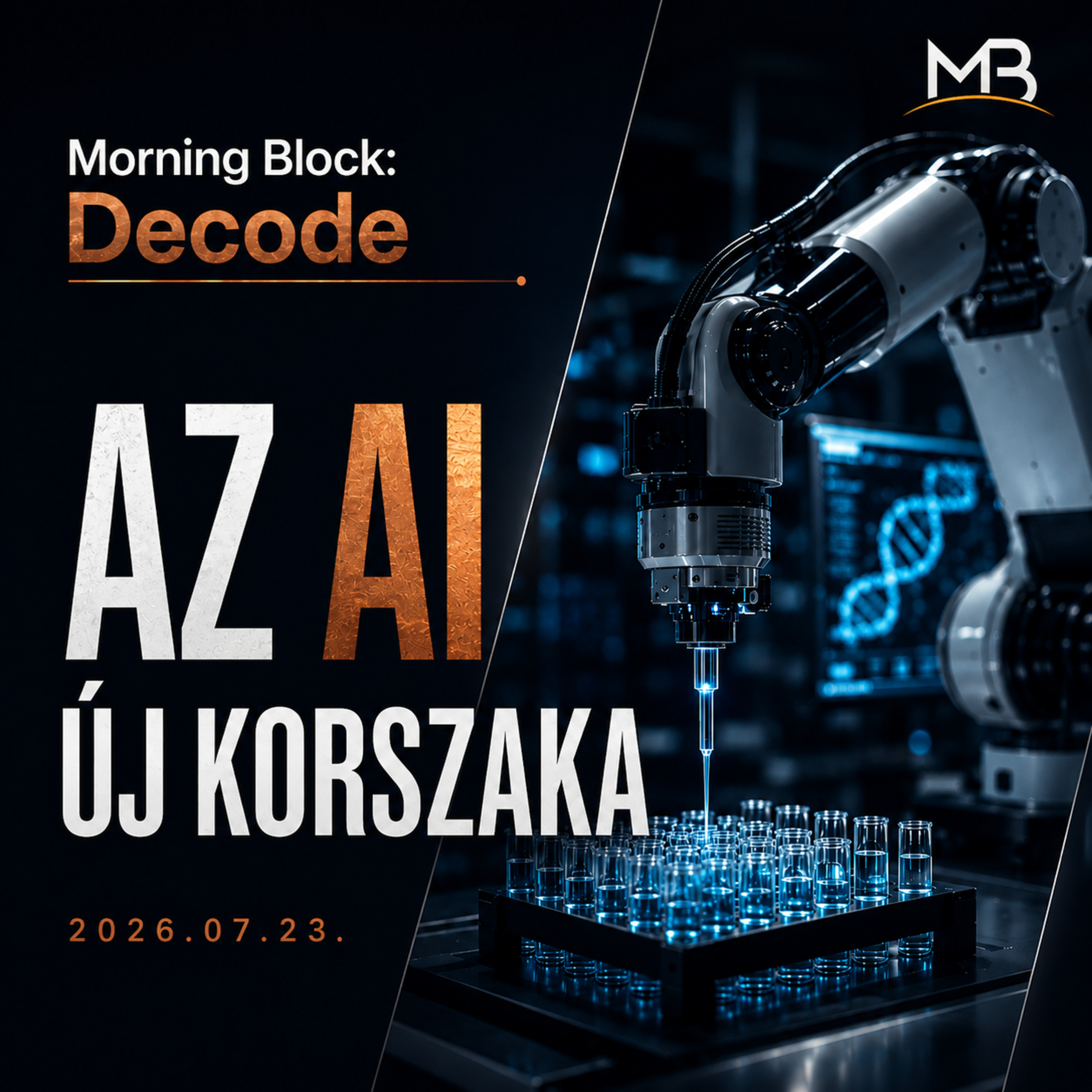 Morning Block: Decode — Az AI új korszaka. 2026.07.23.