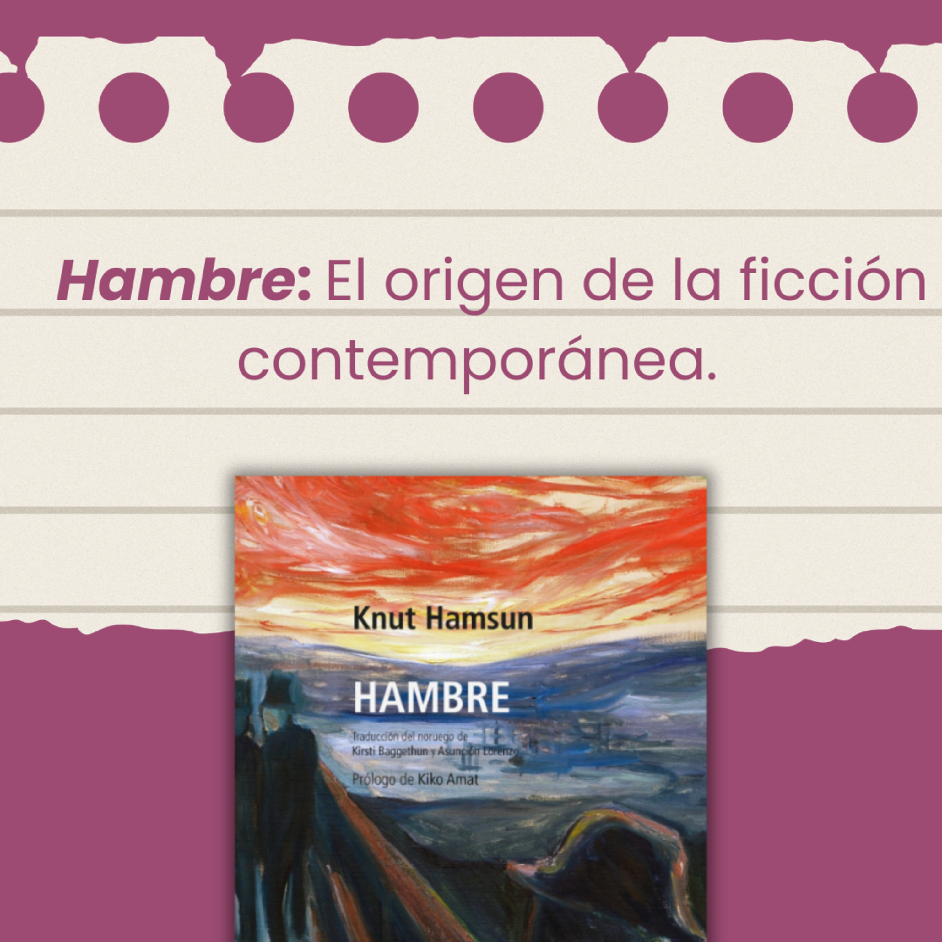 'Hambre': el origen de la ficción contemporánea.  episode artwork