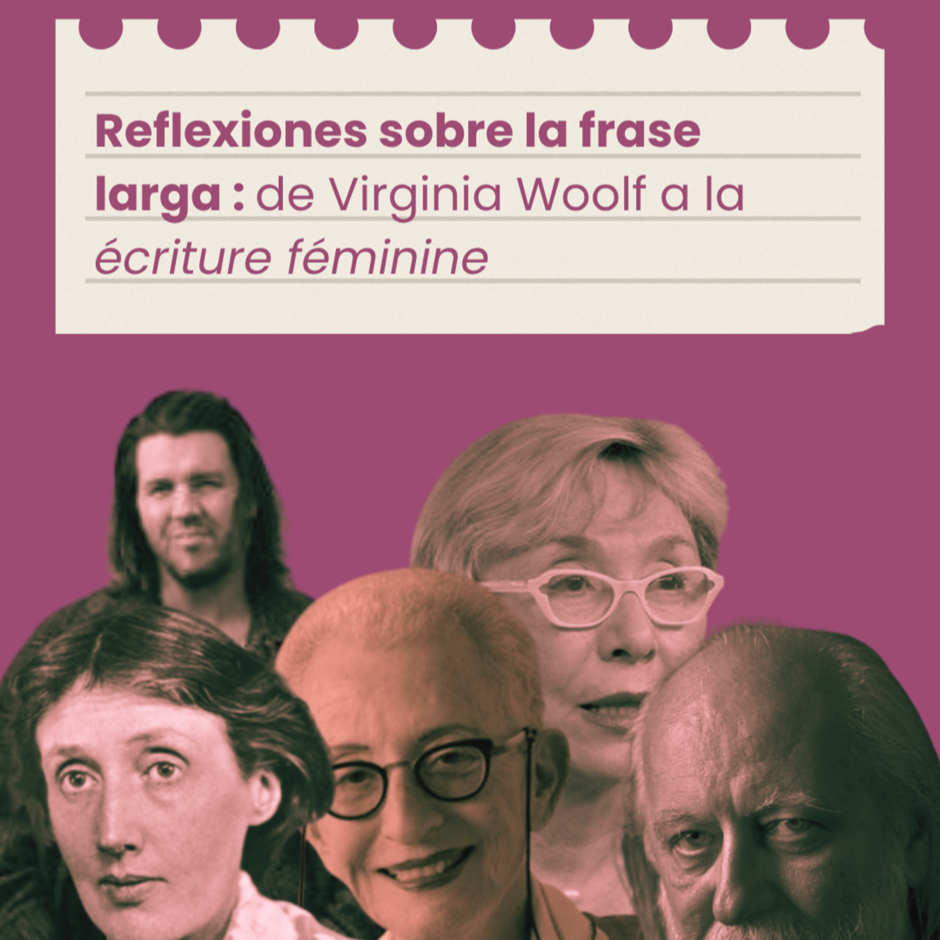Reflexiones sobre la frase larga: de V. Woolf a 'l'écriture féminine' episode artwork