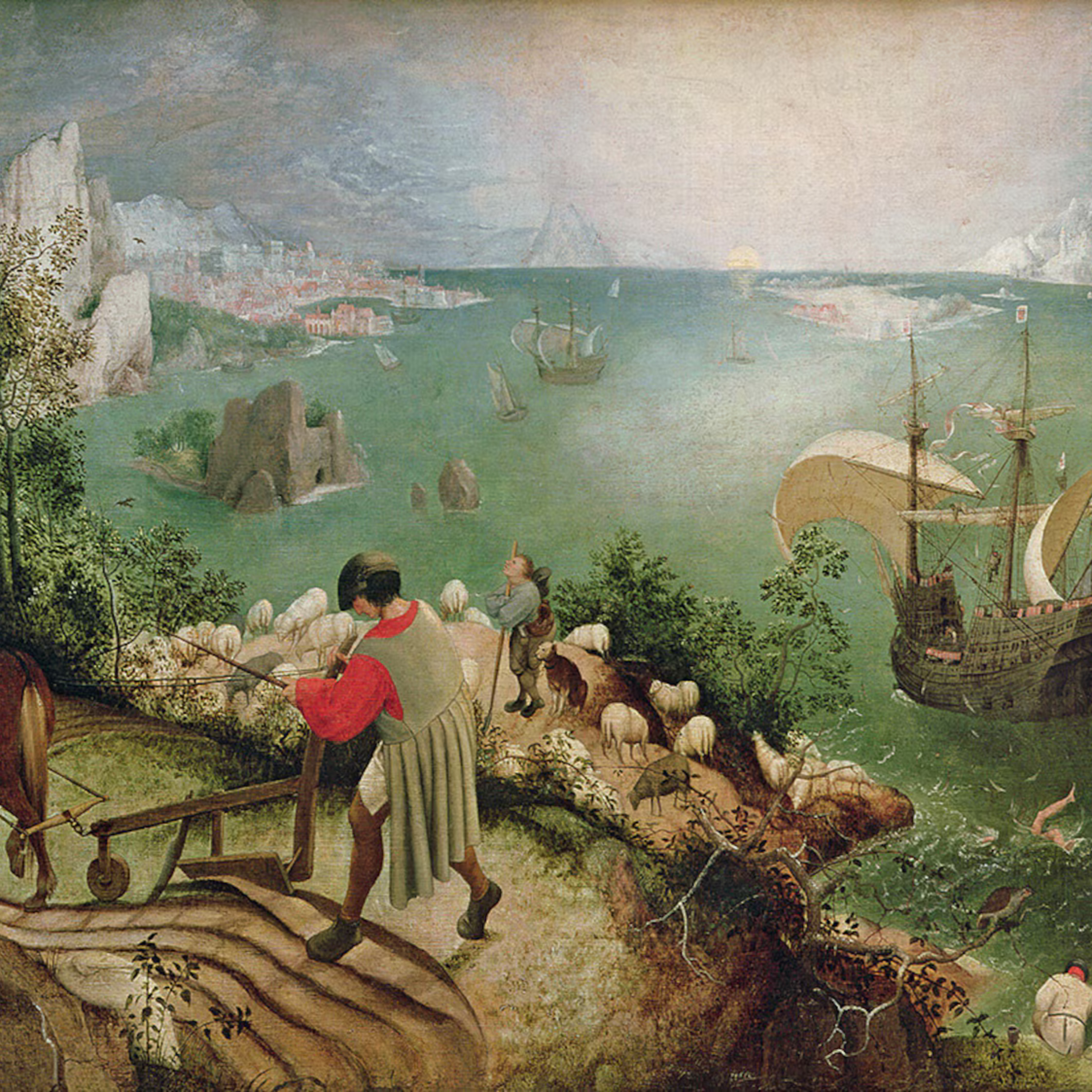 Landschaft mit dem Sturz des Ikarus, Pieter Bruegel episode artwork