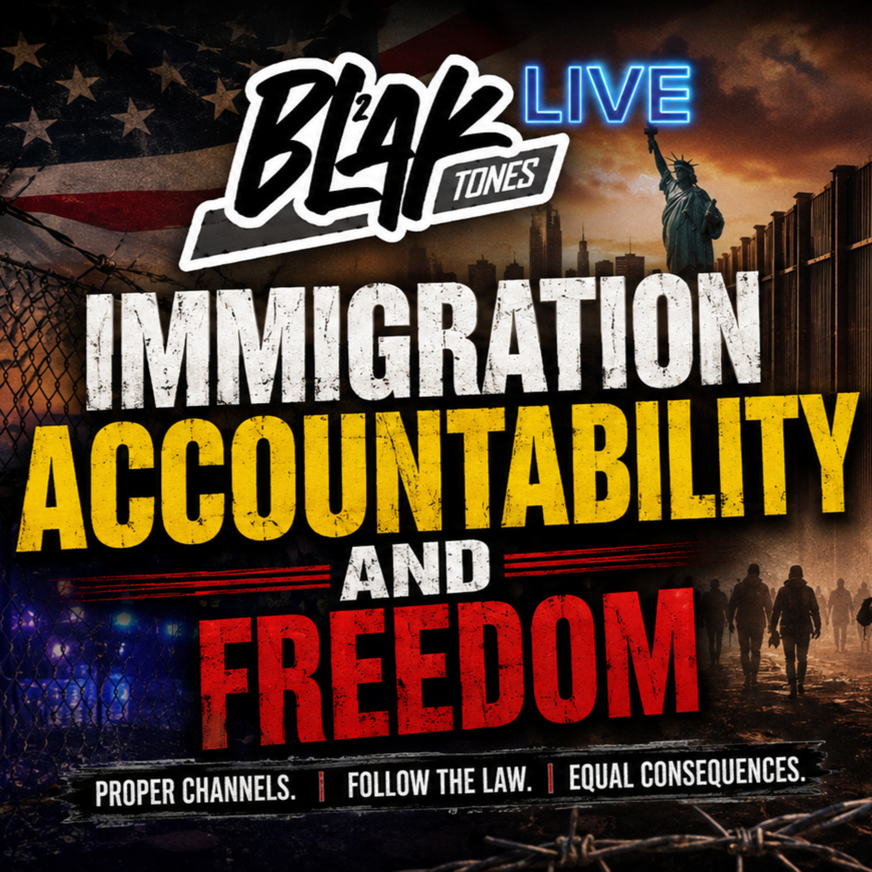 Should Temporary Visa Holders Be Deported? | BlaakTones TV Live episode artwork
