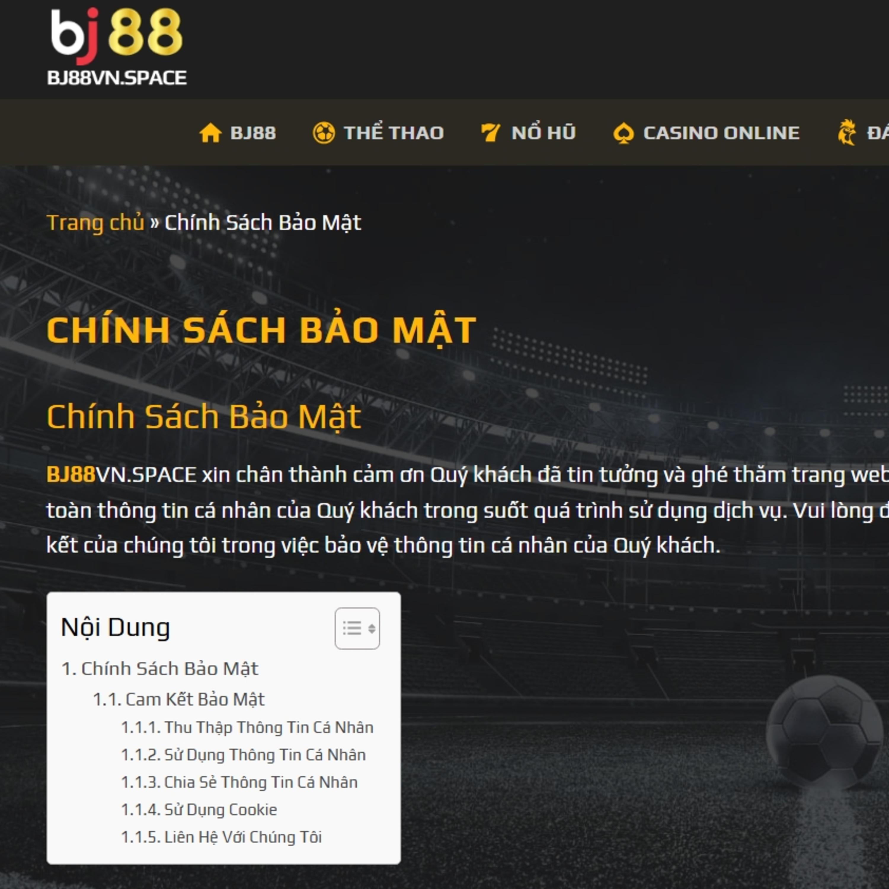 Chính sách bảo mật của BJ88 episode artwork