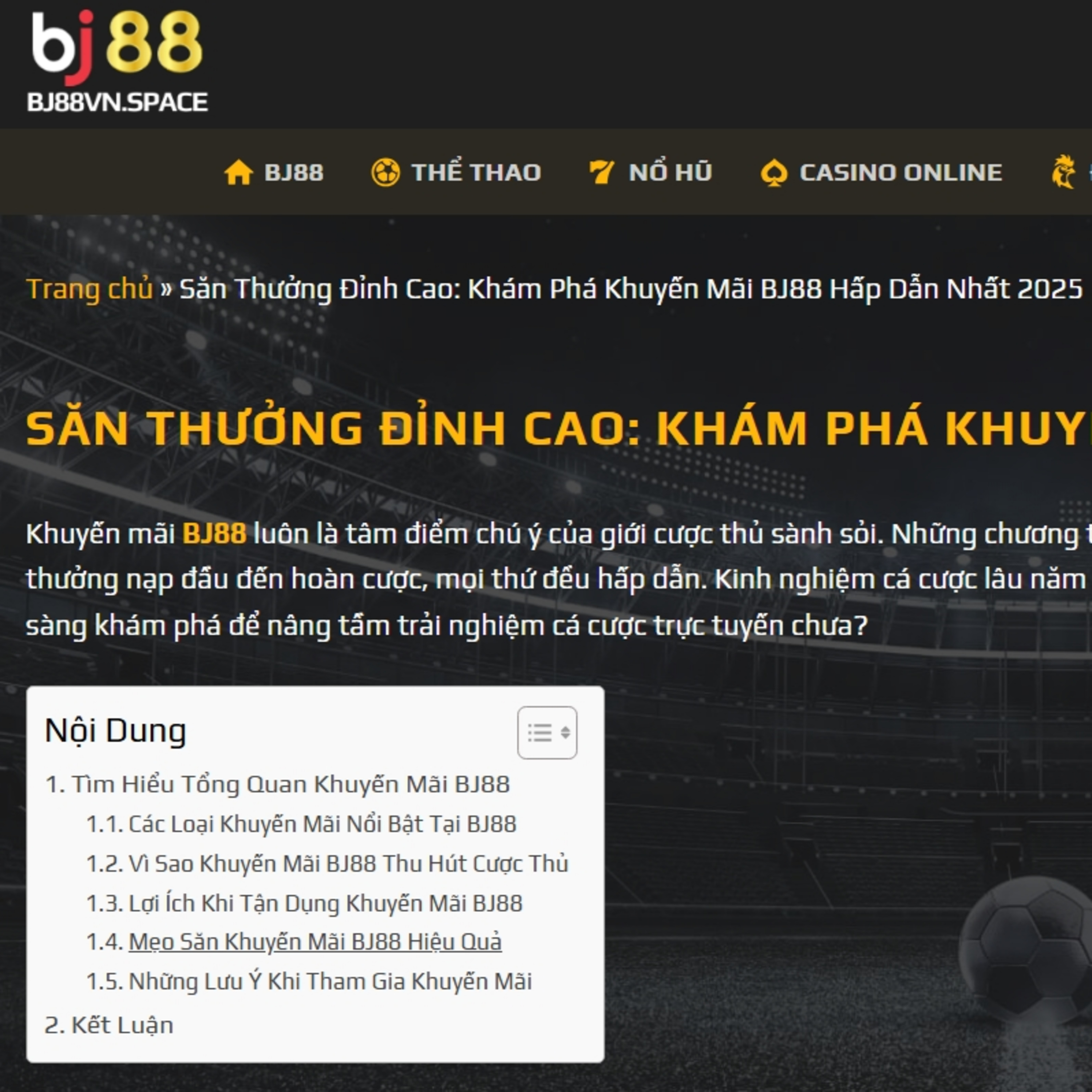 Khuyến mãi tại BJ88 episode artwork