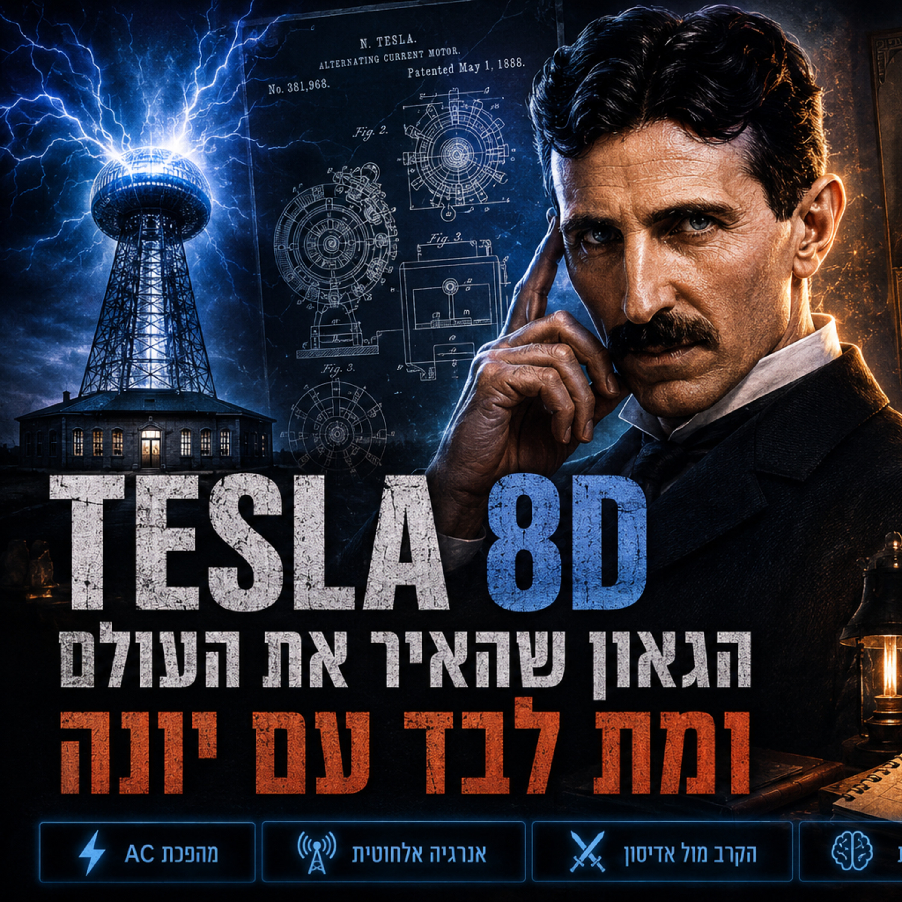 ⚡ ניקולה טסלה הגאון שהאיר את העולם ומת לבד עם יונה episode artwork