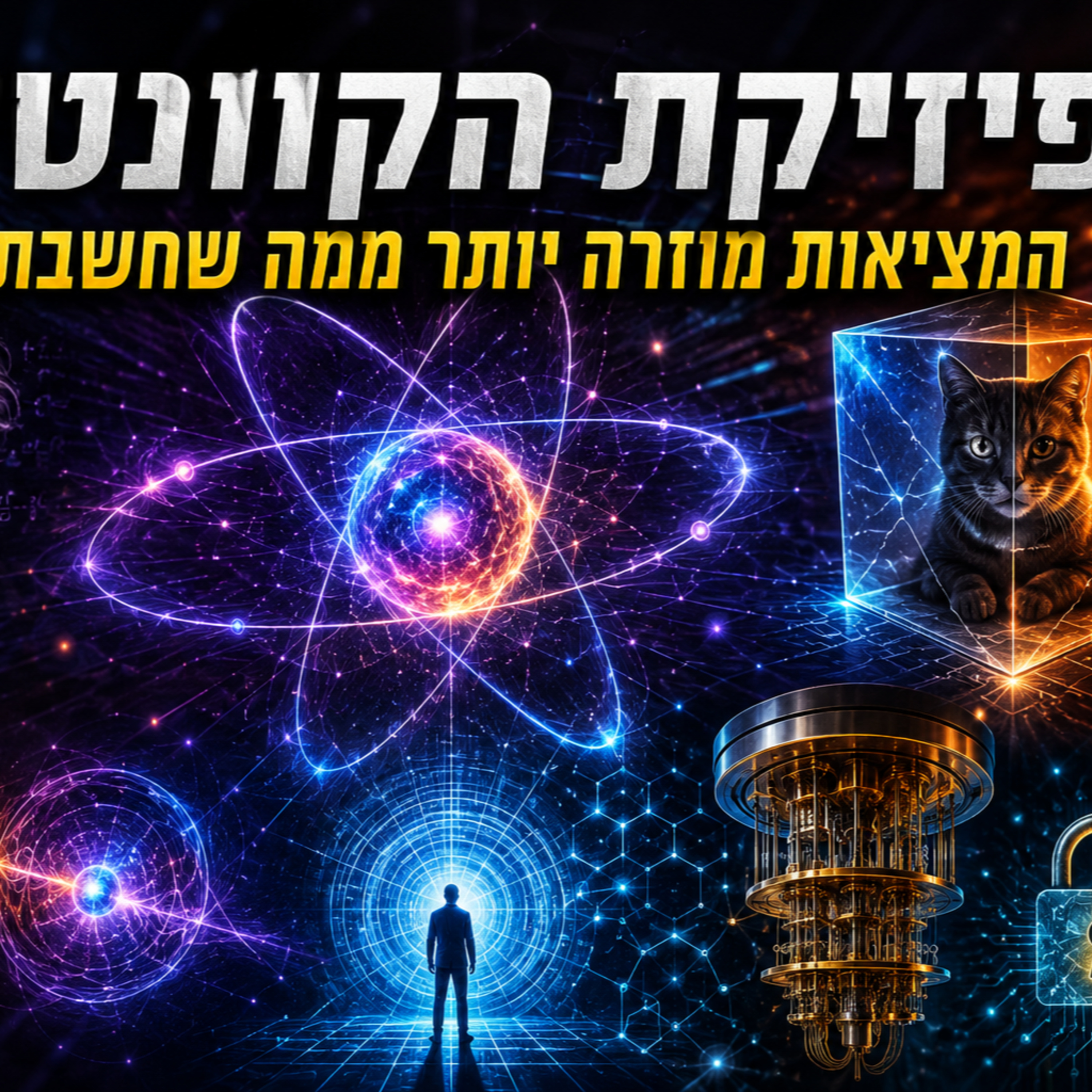 ⚛️ פיזיקת הקוונטים המציאות מוזרה יותר ממה שחשבתם episode artwork