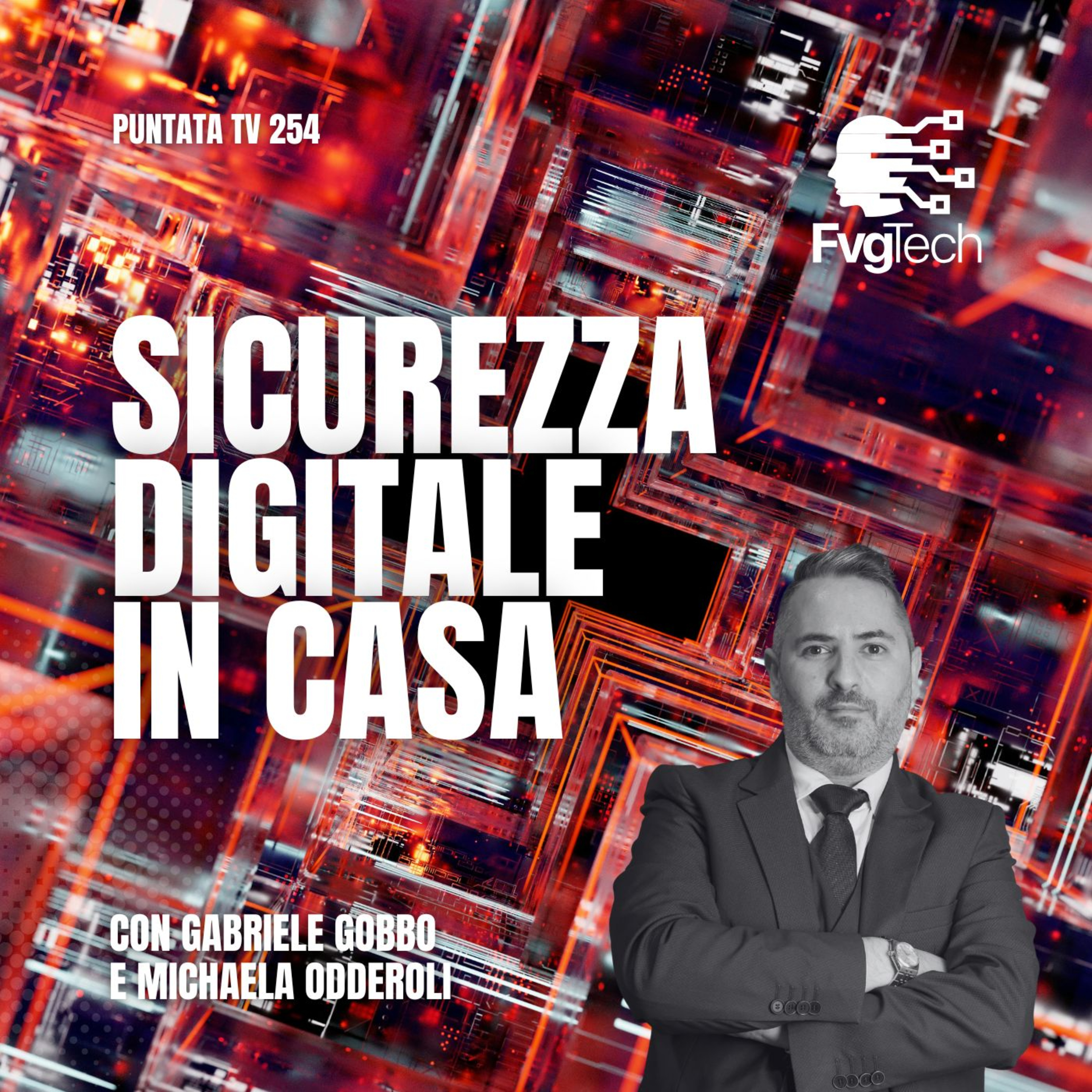 254 - Sicurezza digitale in casa. Con Gabriele Gobbo e Michaela Odderoli episode artwork