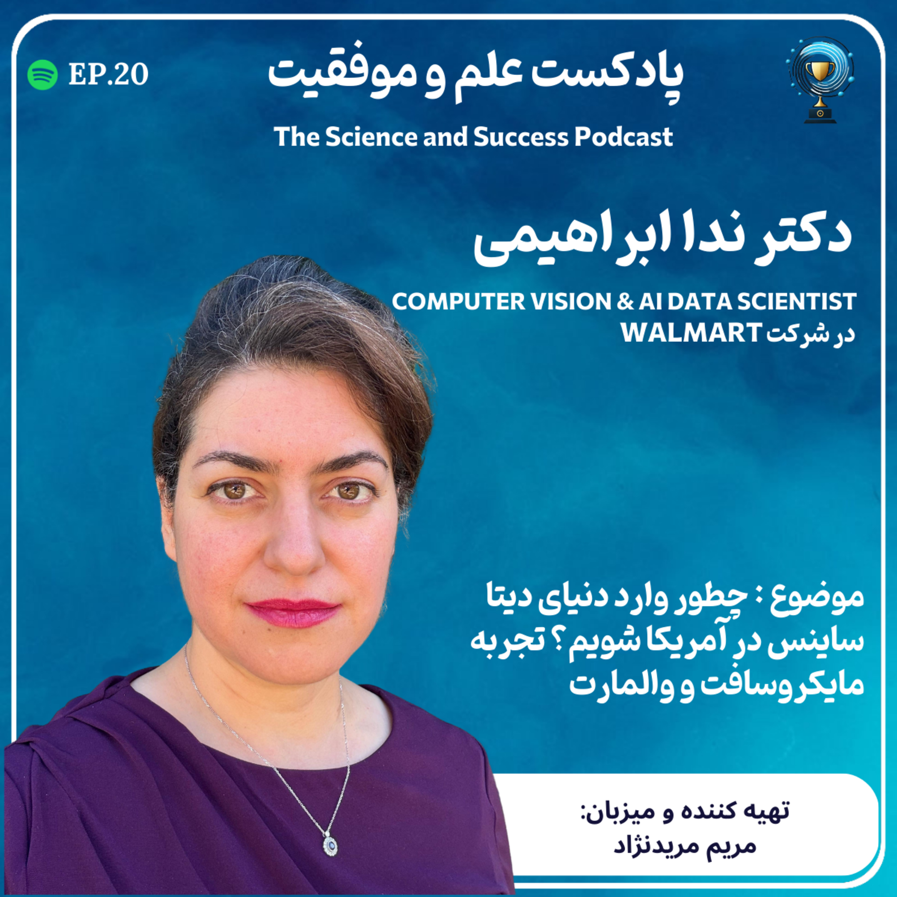 چطور وارد دنیای دیتا ساینس در آمریکا شویم؟ تجربه مایکروسافت و والمارت episode artwork