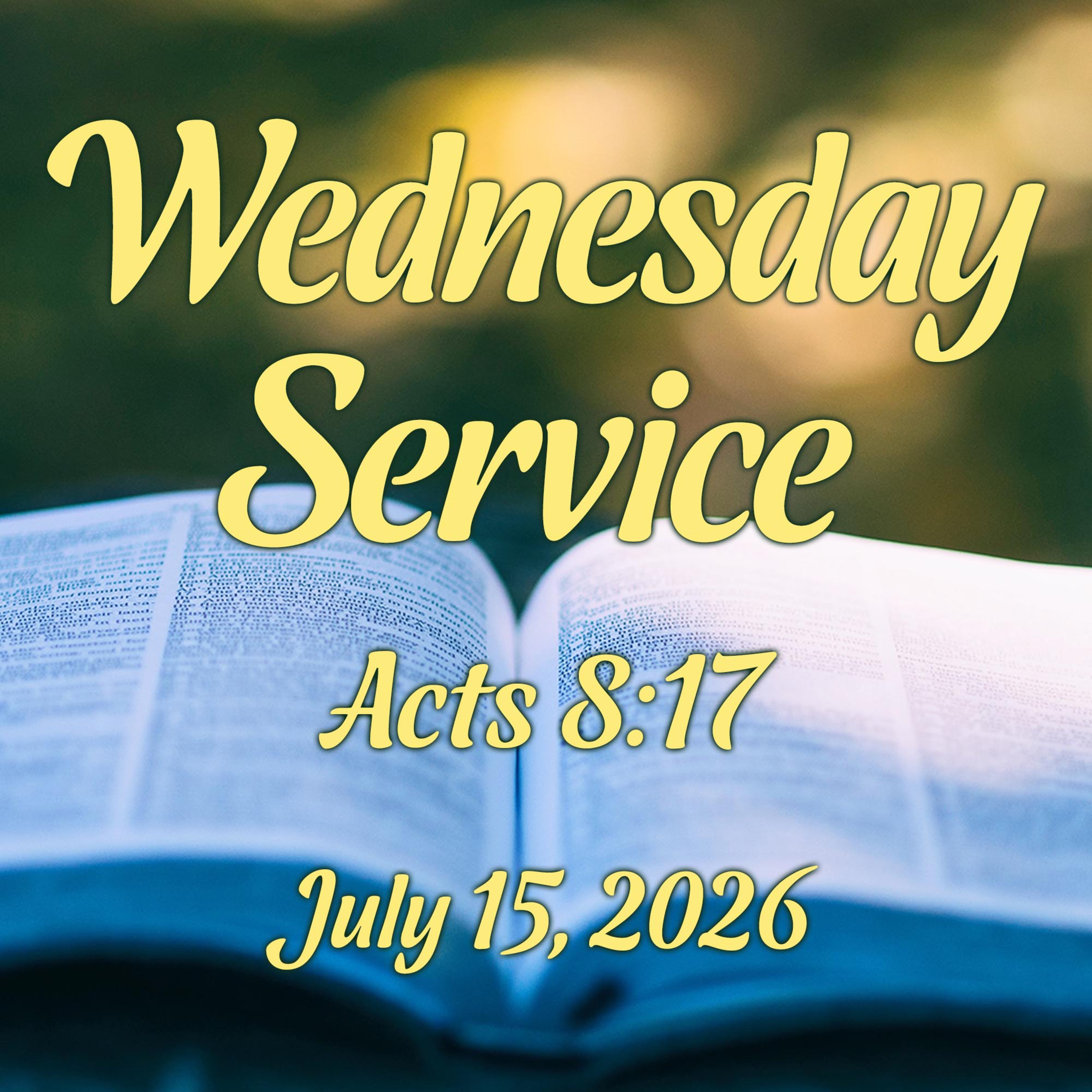 Wednesday Service - July 15, 2026 episode artwork