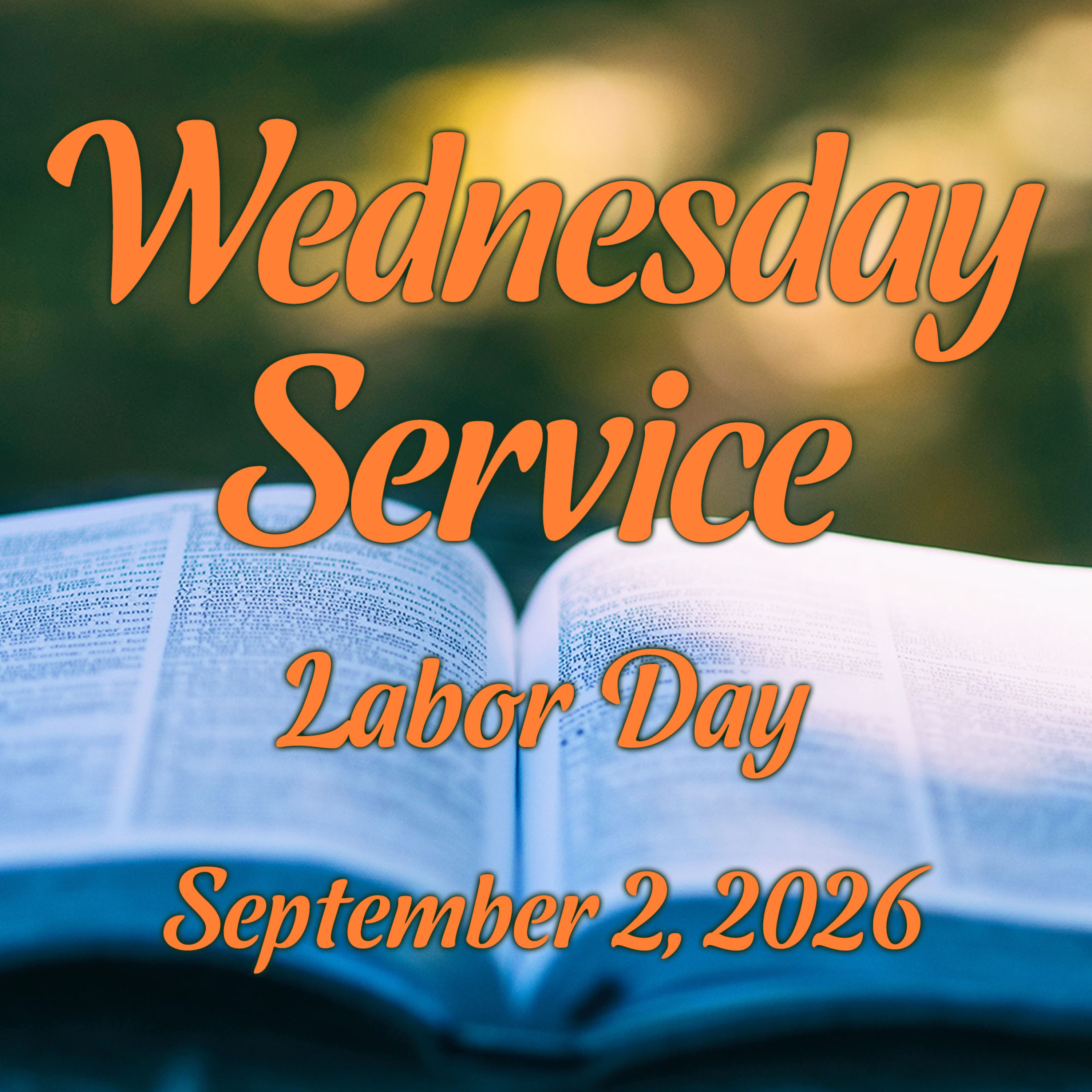 Wednesday Service - September 2, 2026 episode artwork