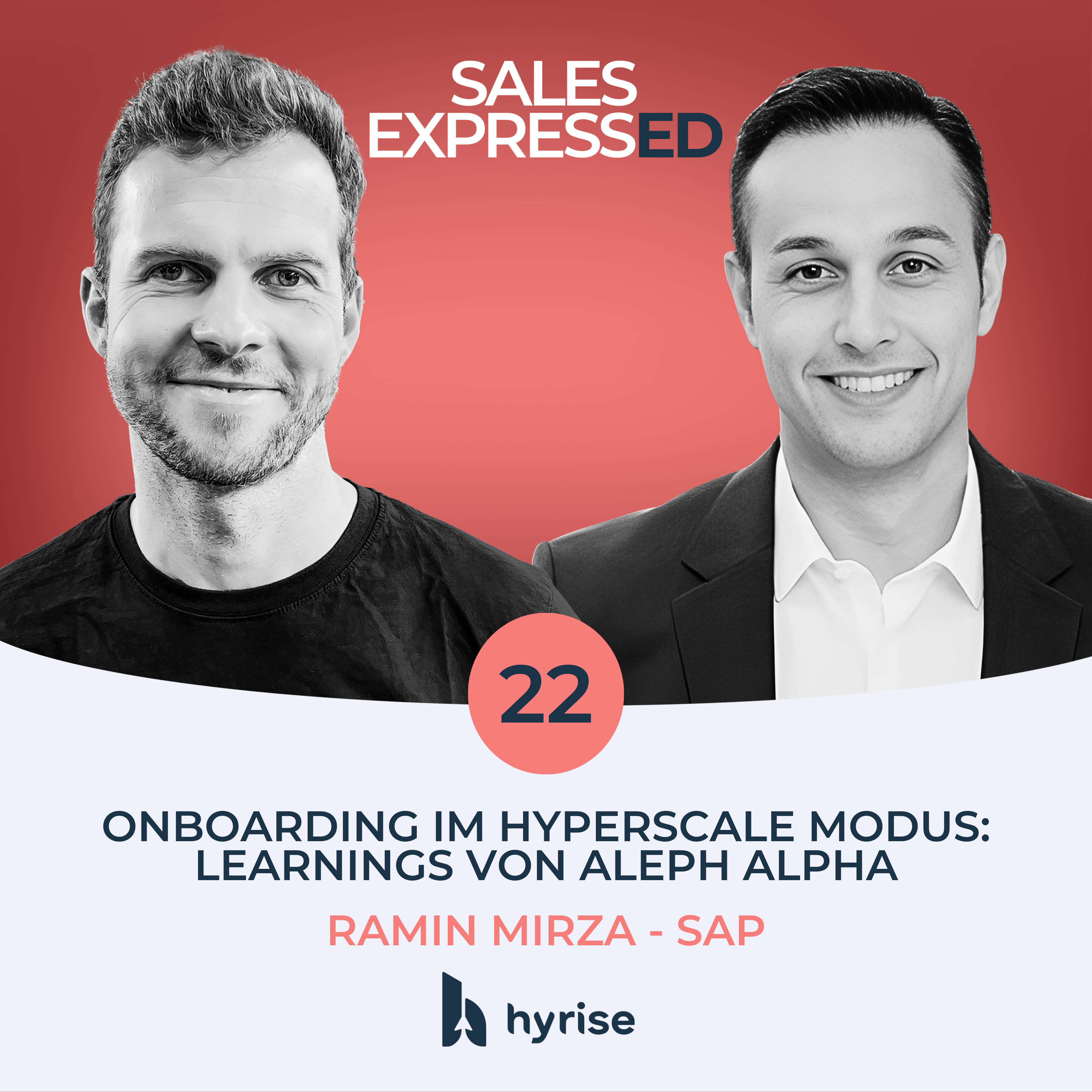 Folge 22: Onboarding im Hyperscale Modus: Learnings von Aleph Alpha I Ramin Mirza von SAP episode artwork