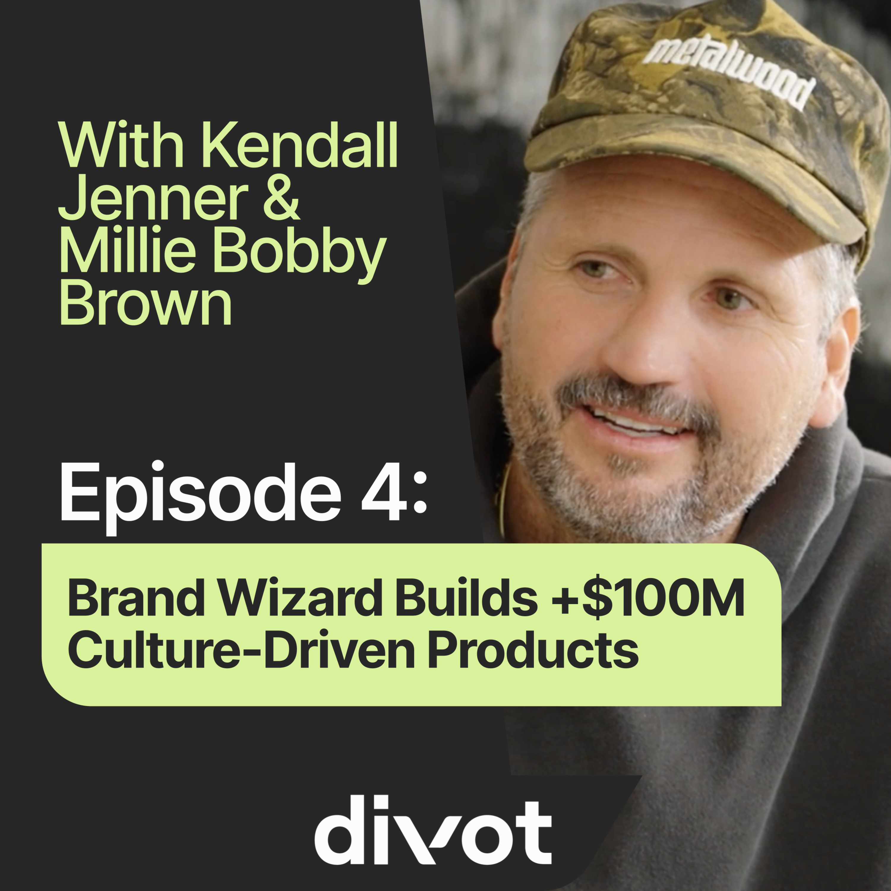 cover of episode #4: Brand Wizard Builds +$100M Culture-Driven Products with Kendall Jenner & Millie Bobby Brown