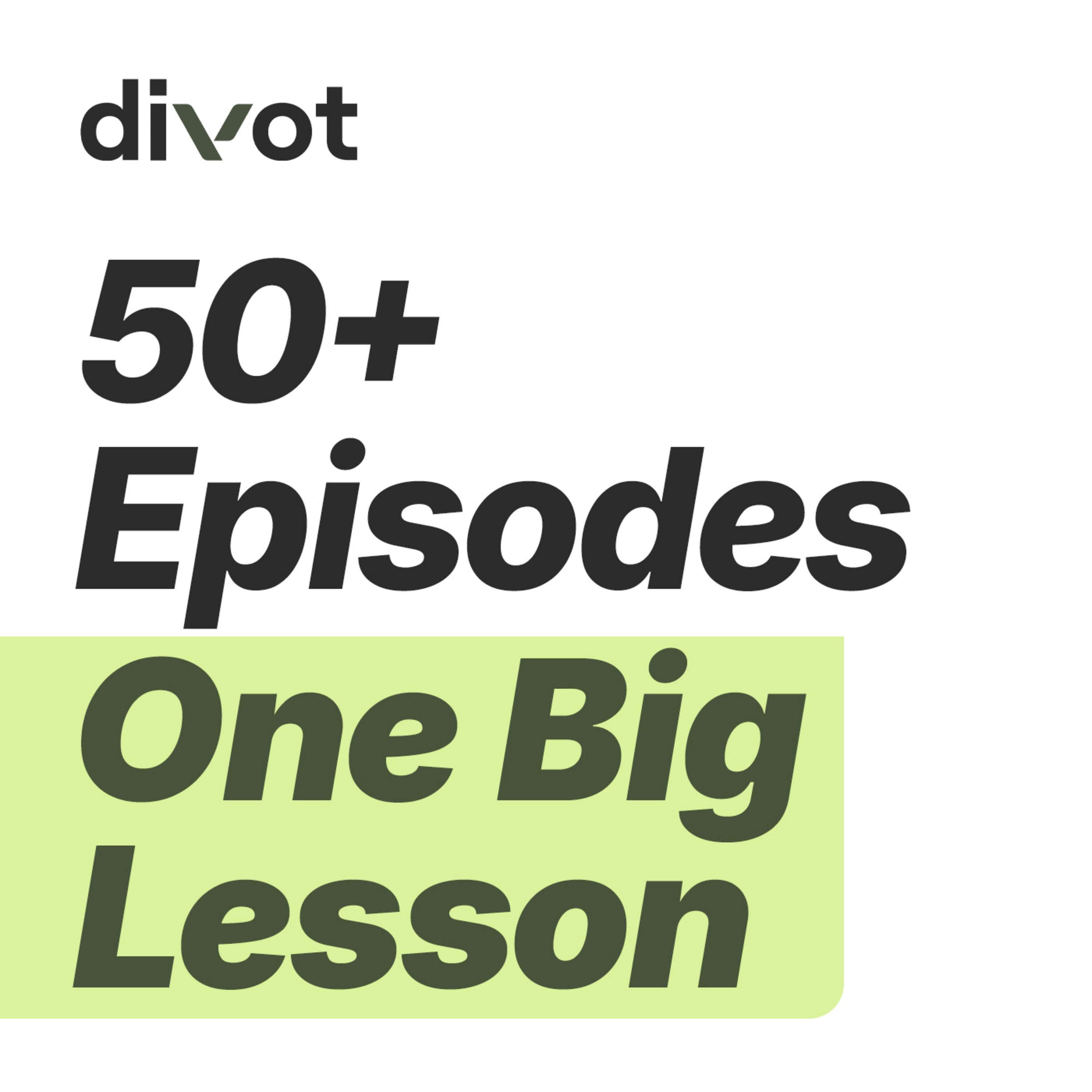 #55: The Best Lessons From 50+ Divot Conversations | Special Recap