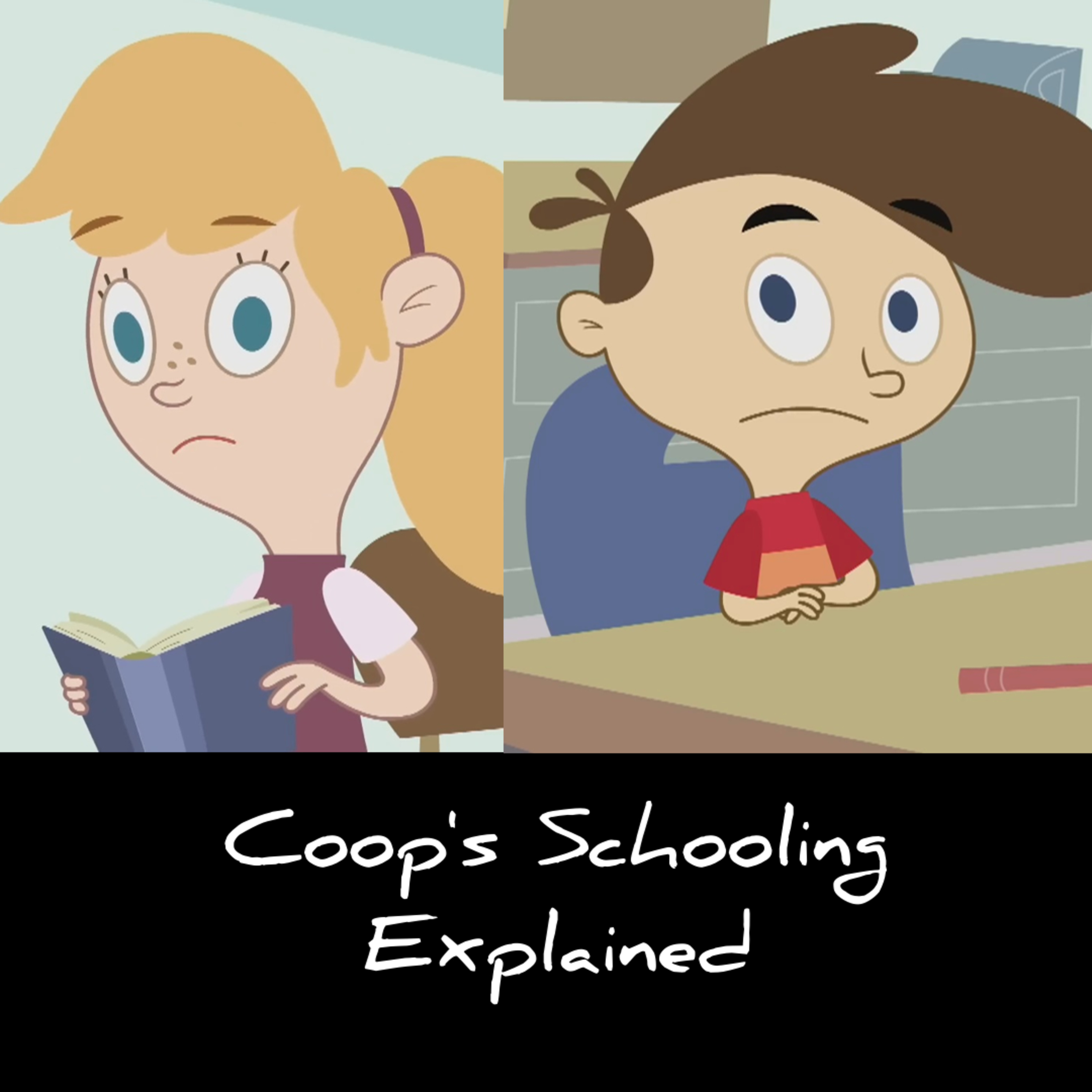 Coop's Schooling in Kid vs Kat Explained episode artwork