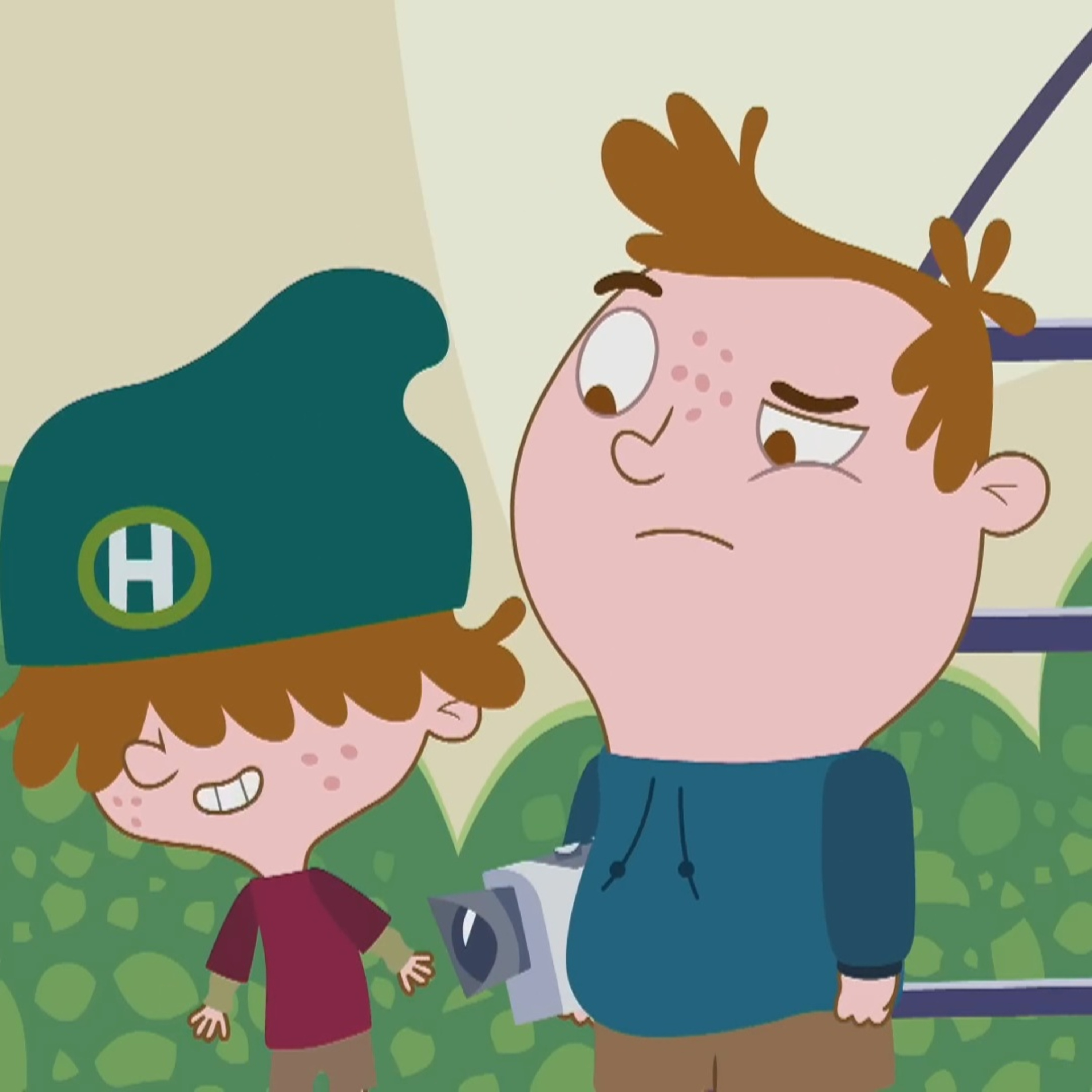 Lorne & Harley from Kid vs Kat Explained episode artwork