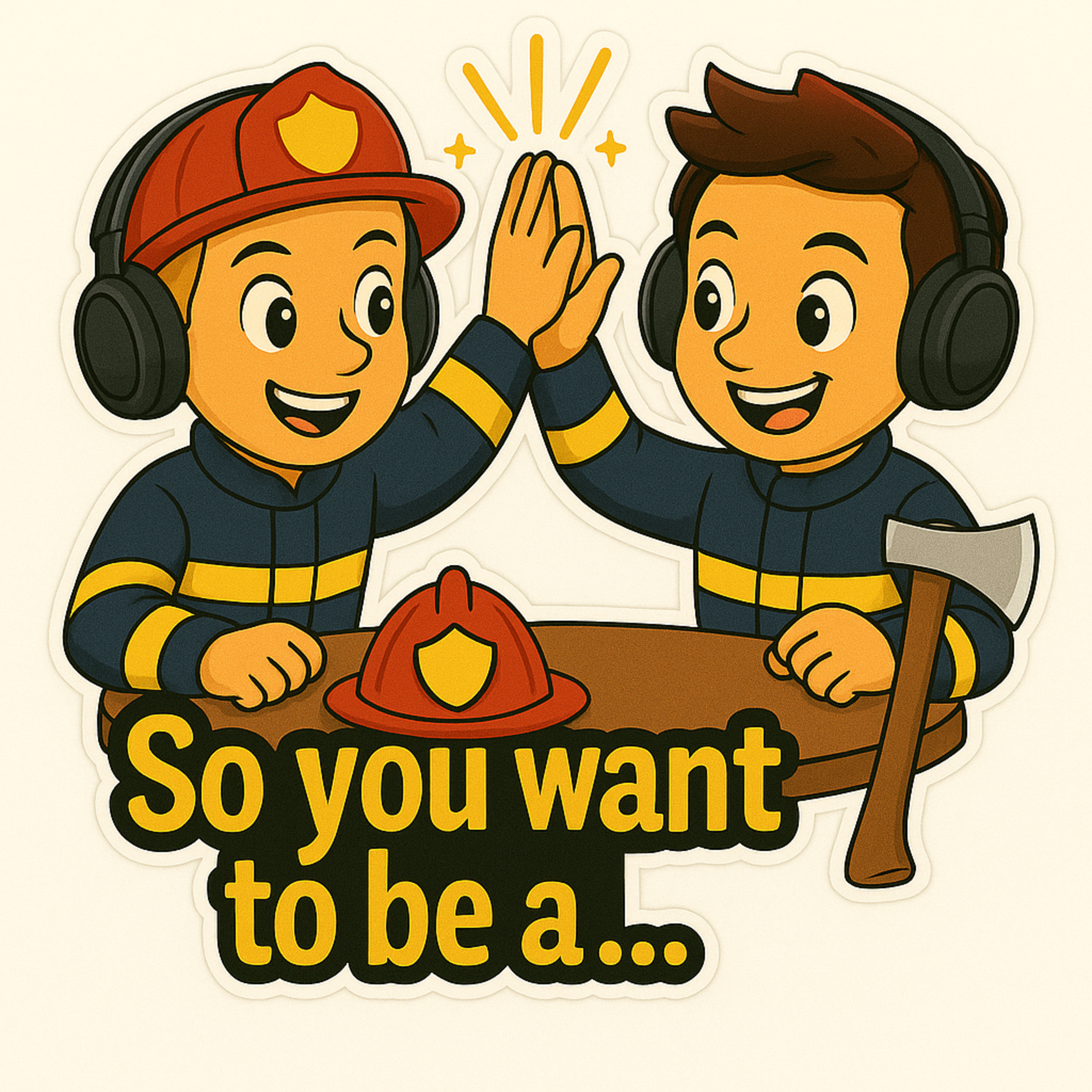 Cover art for So you want to be a… Firefighter