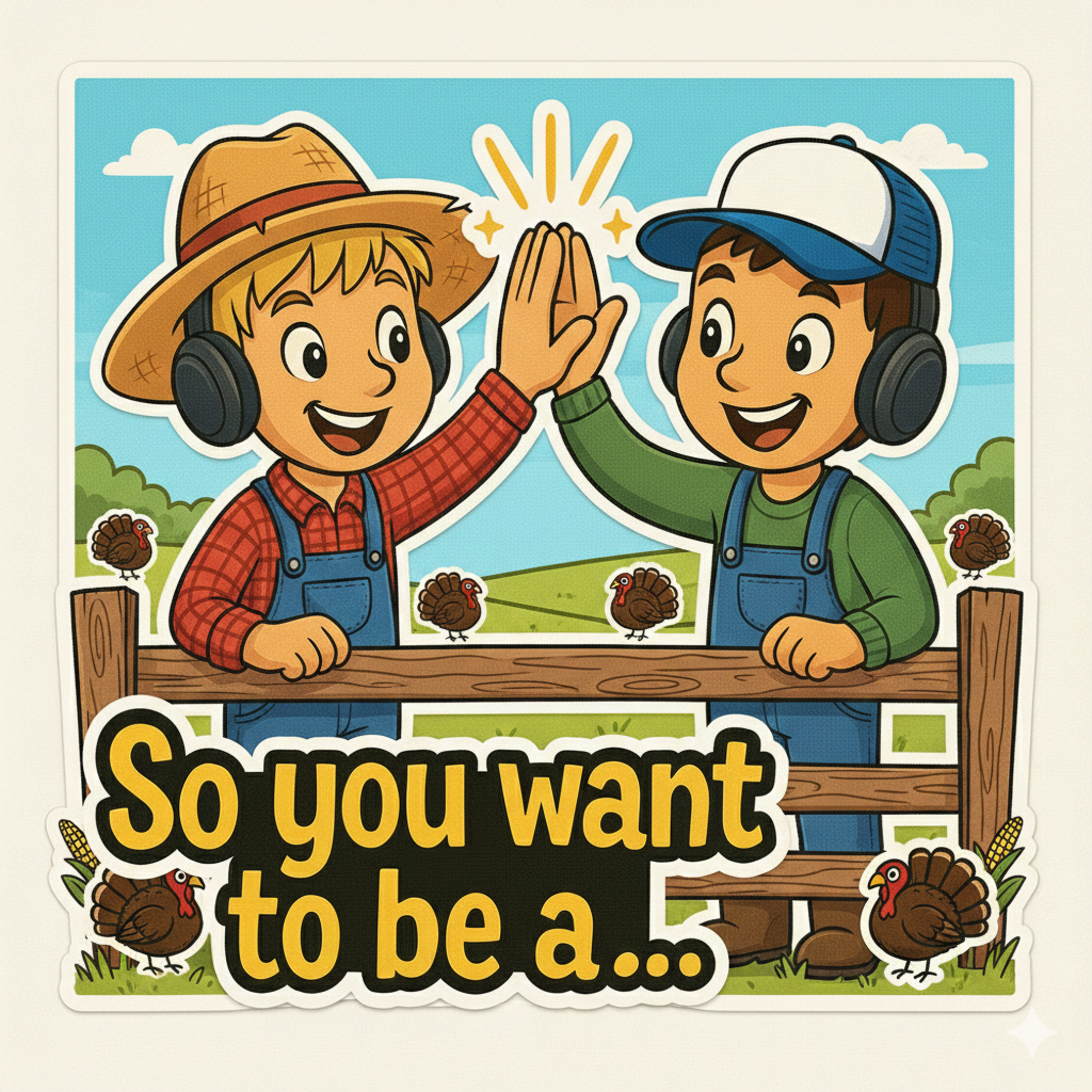 Cover art for So you want to be a… turkey farmer