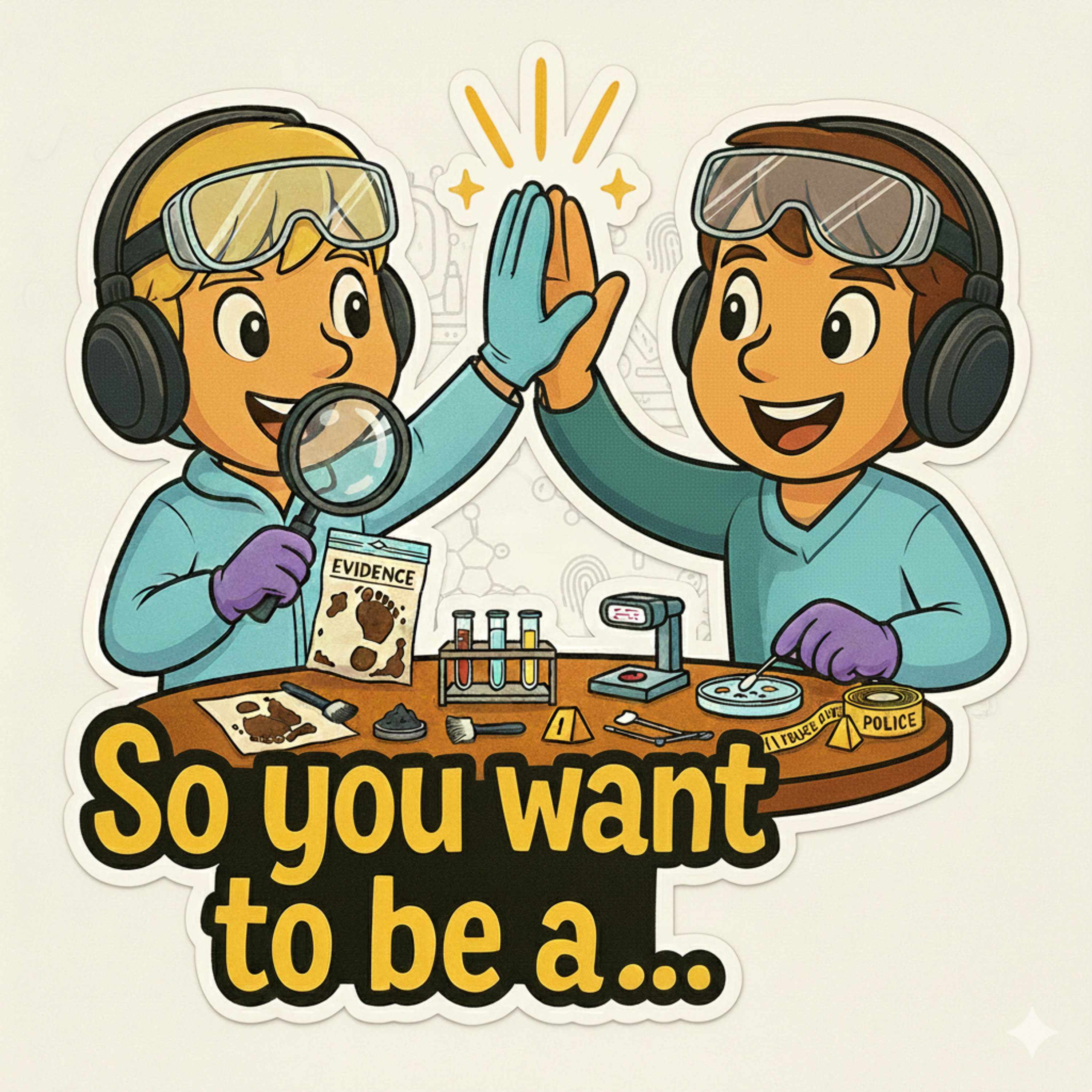 Cover art for So you want to be a… Forensic Scientist