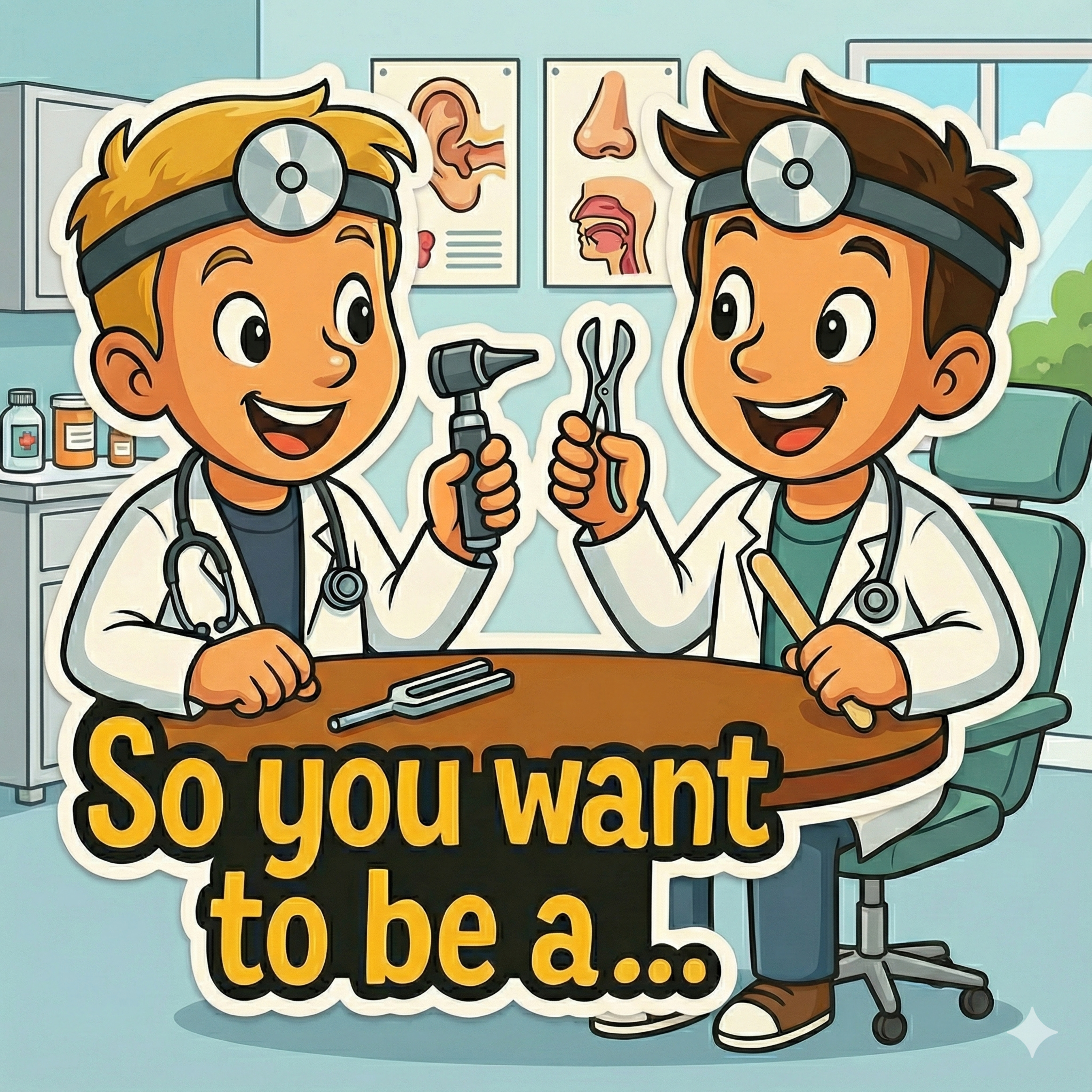 Cover art for So you want to be a… Ear, Nose, and Throat Doctor