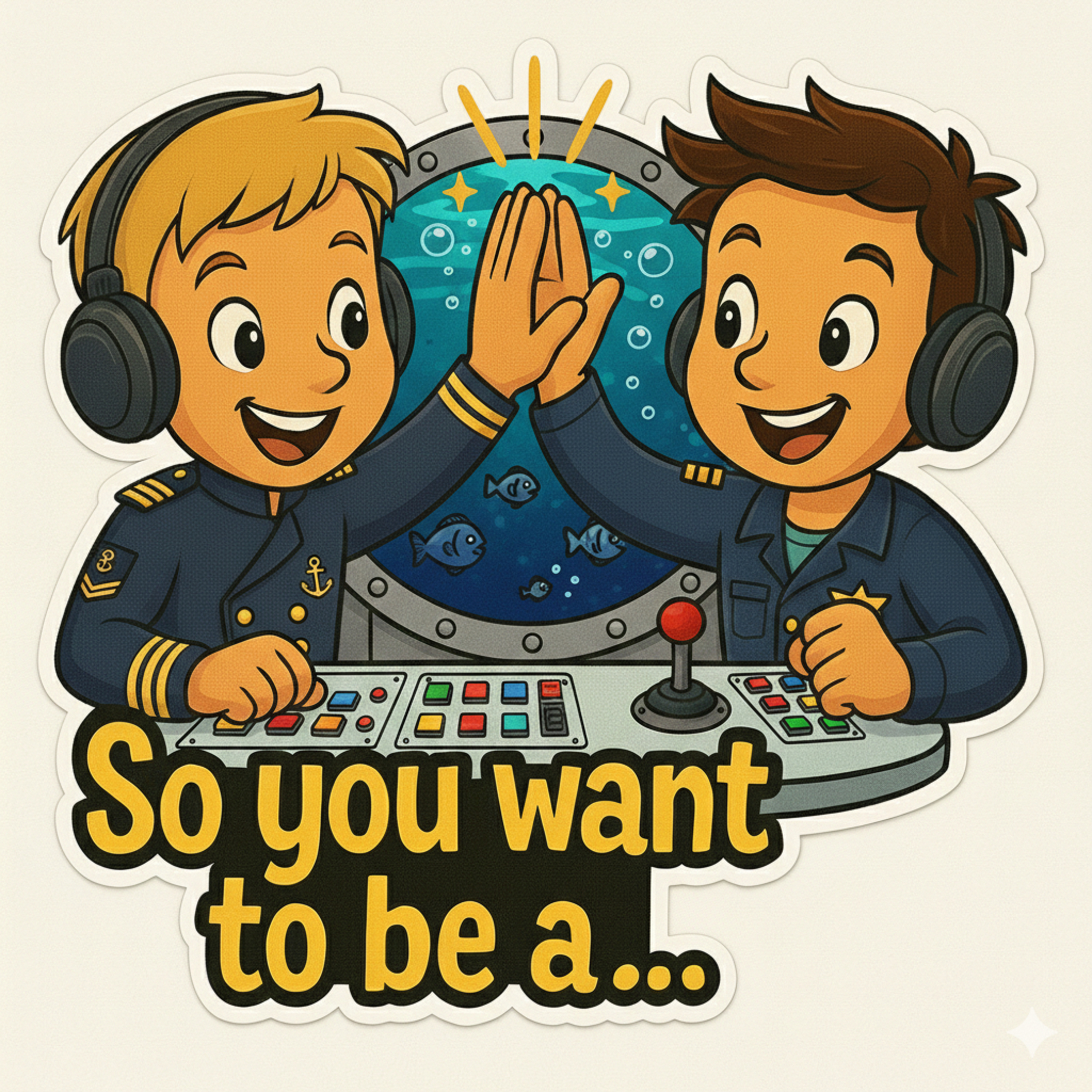 Cover art for So you want to be a… Submarine pilot