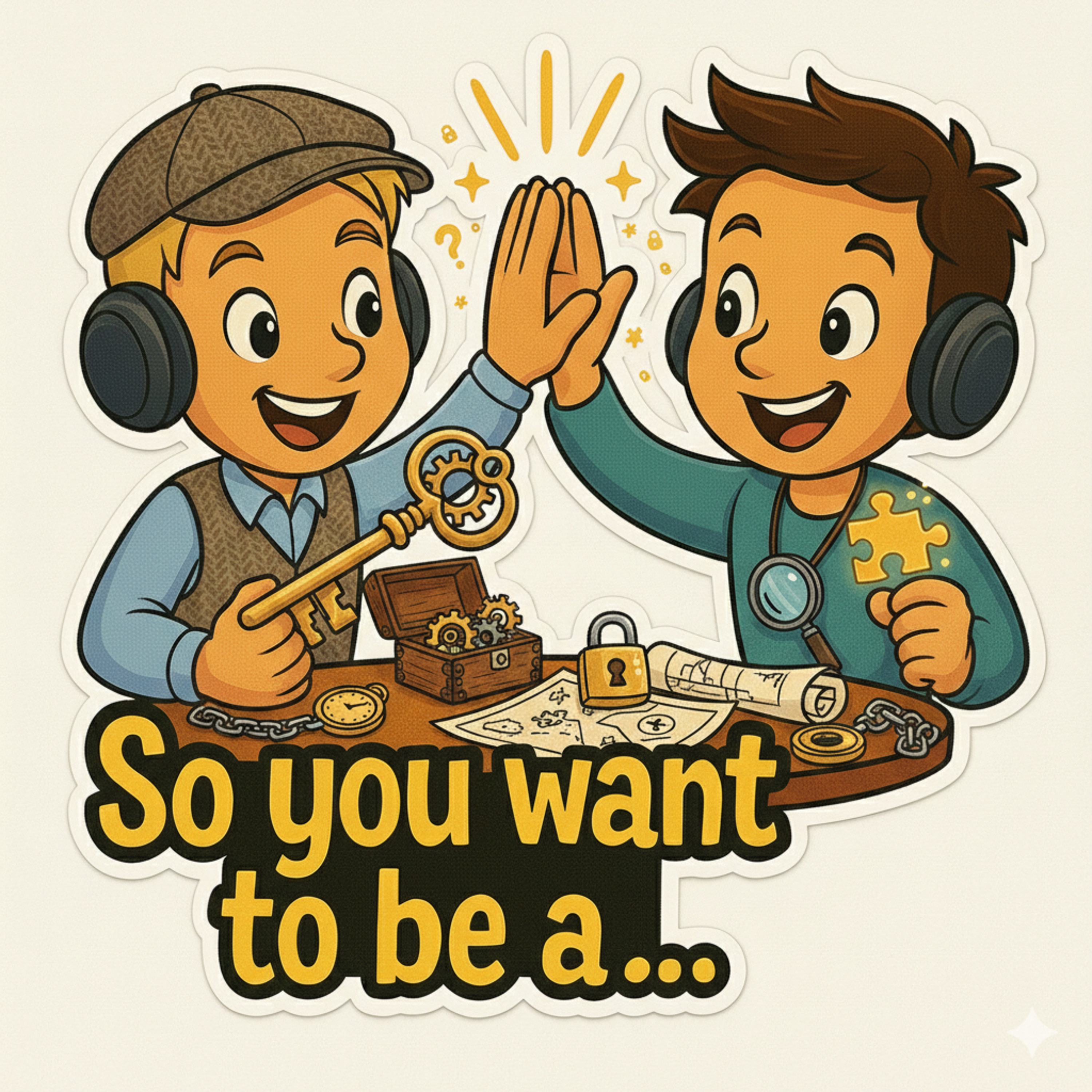 Cover art for So you want to be a… Escape Room Designer