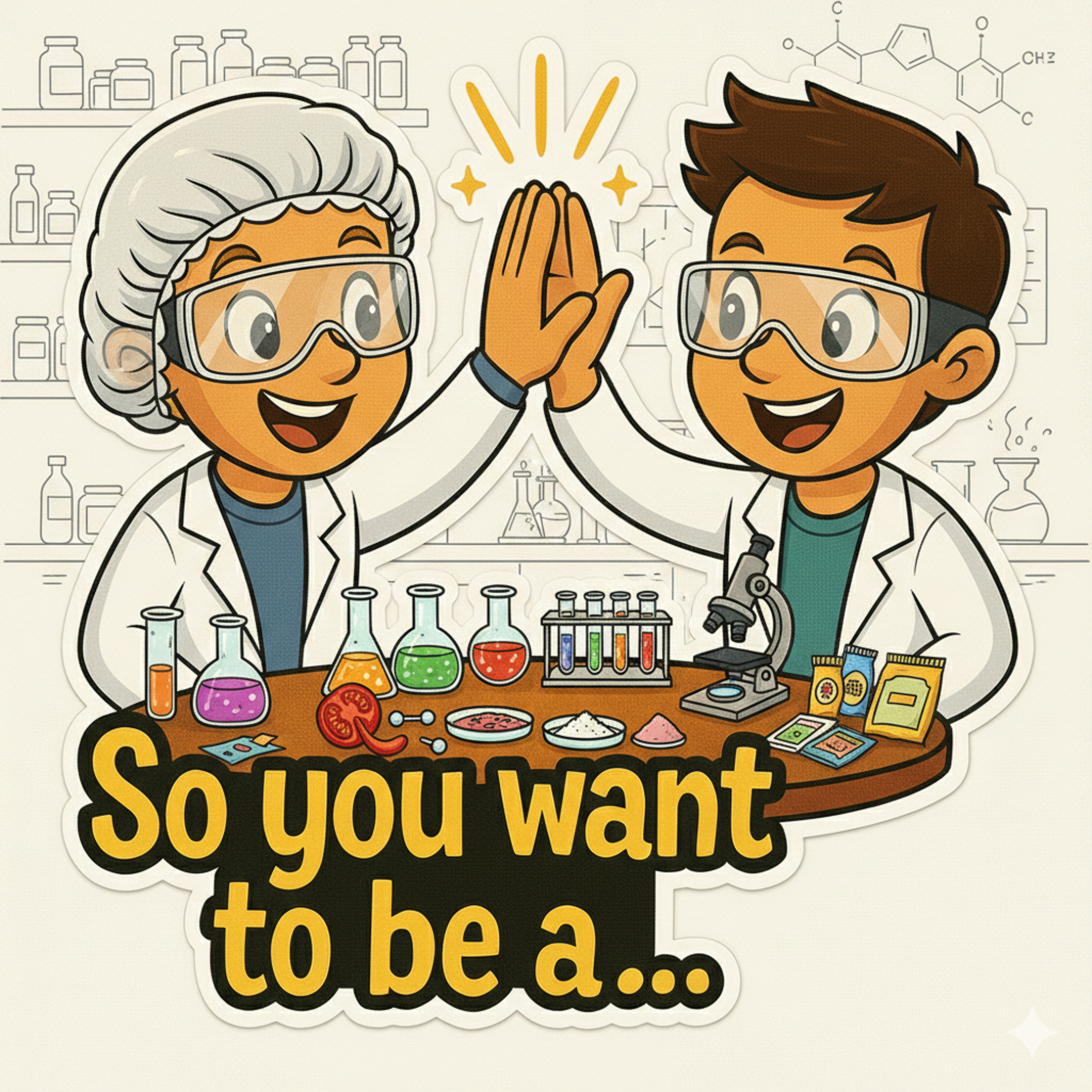 Cover art for So you want to be a… Food Scientist 