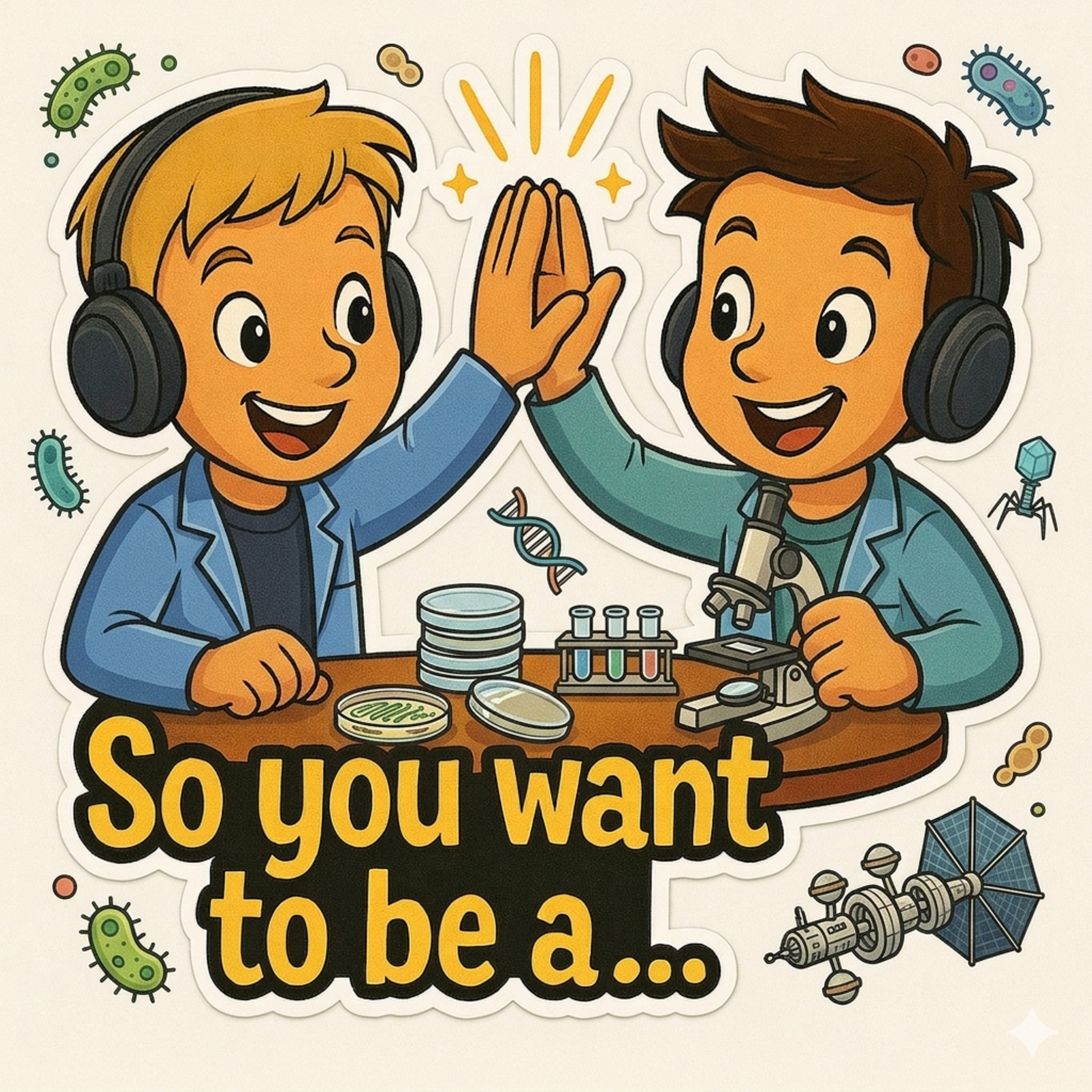 Cover art for So you want to be a… Microbiologist