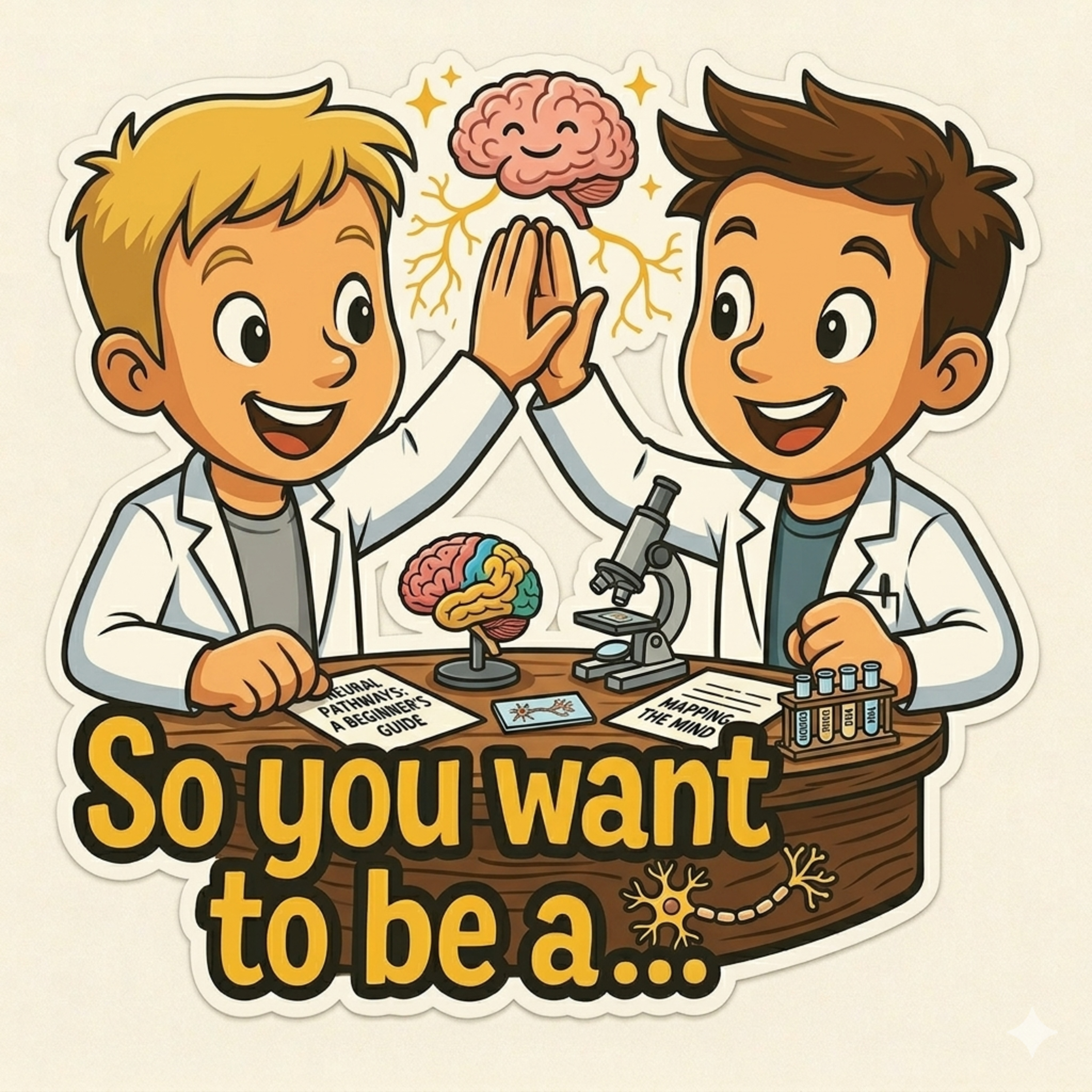 Cover art for So you want to be a… Neuroscientist 