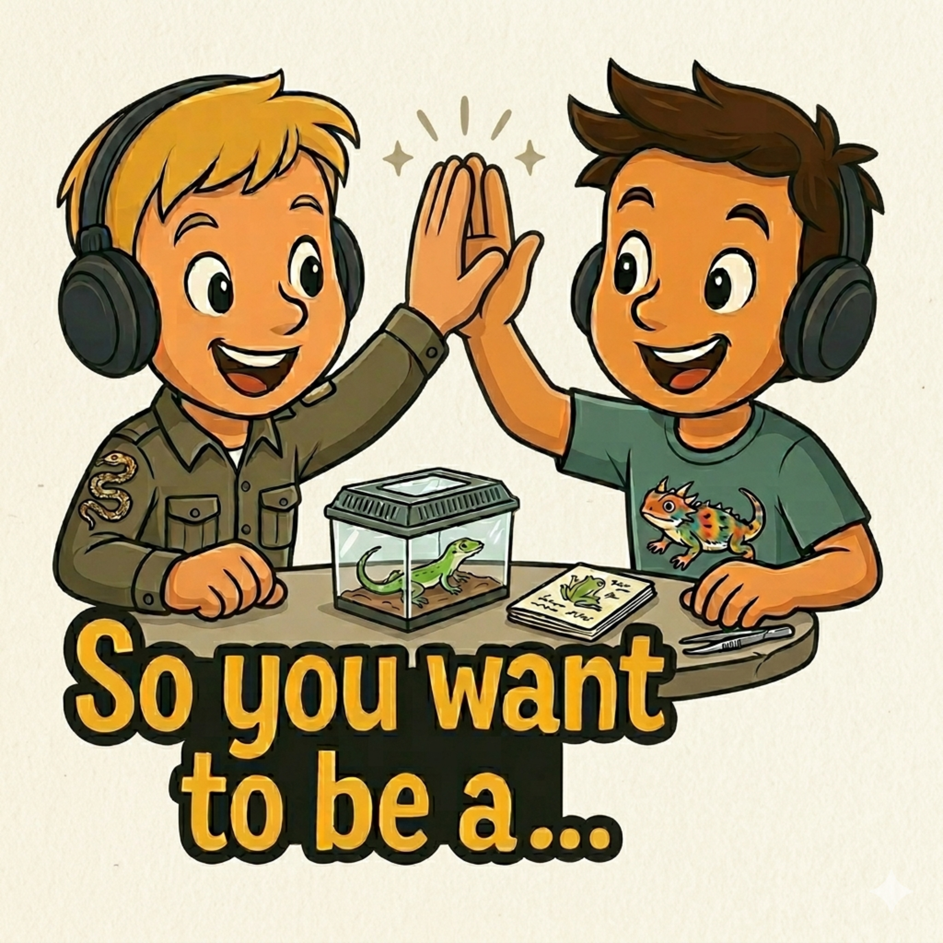 Cover art for So you want to Be a… Herpetologist