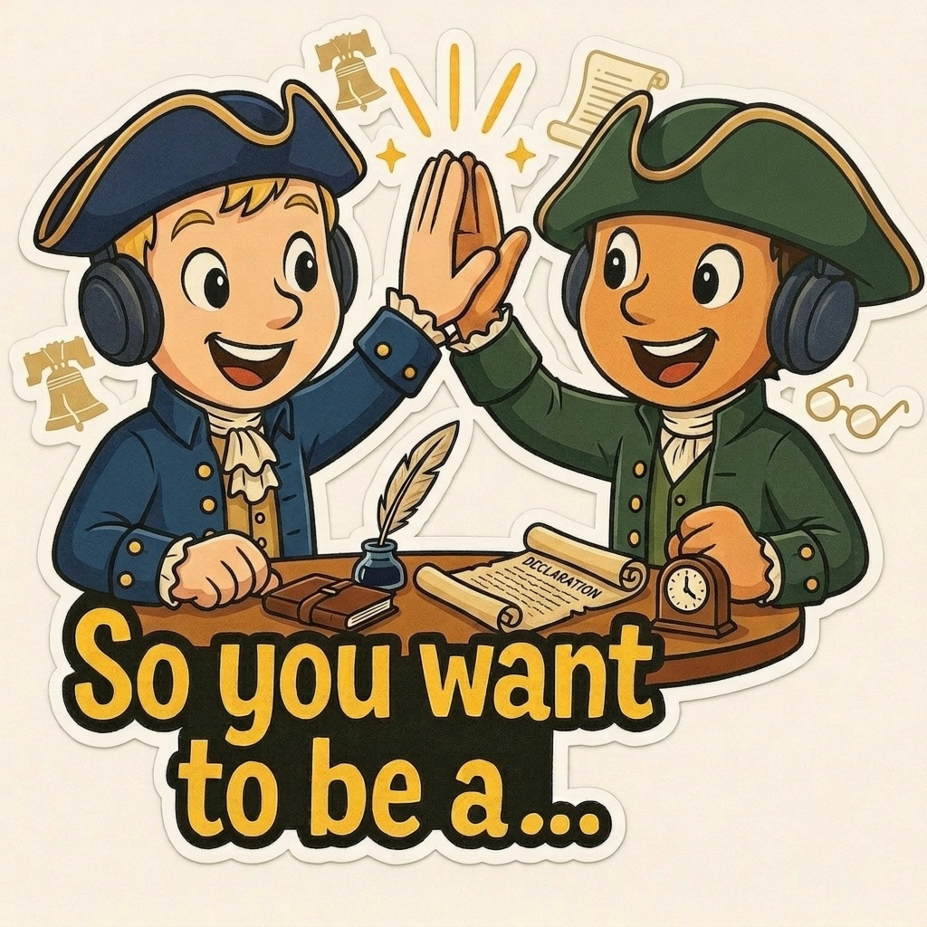 Cover art for So you want to be a… Founding Father