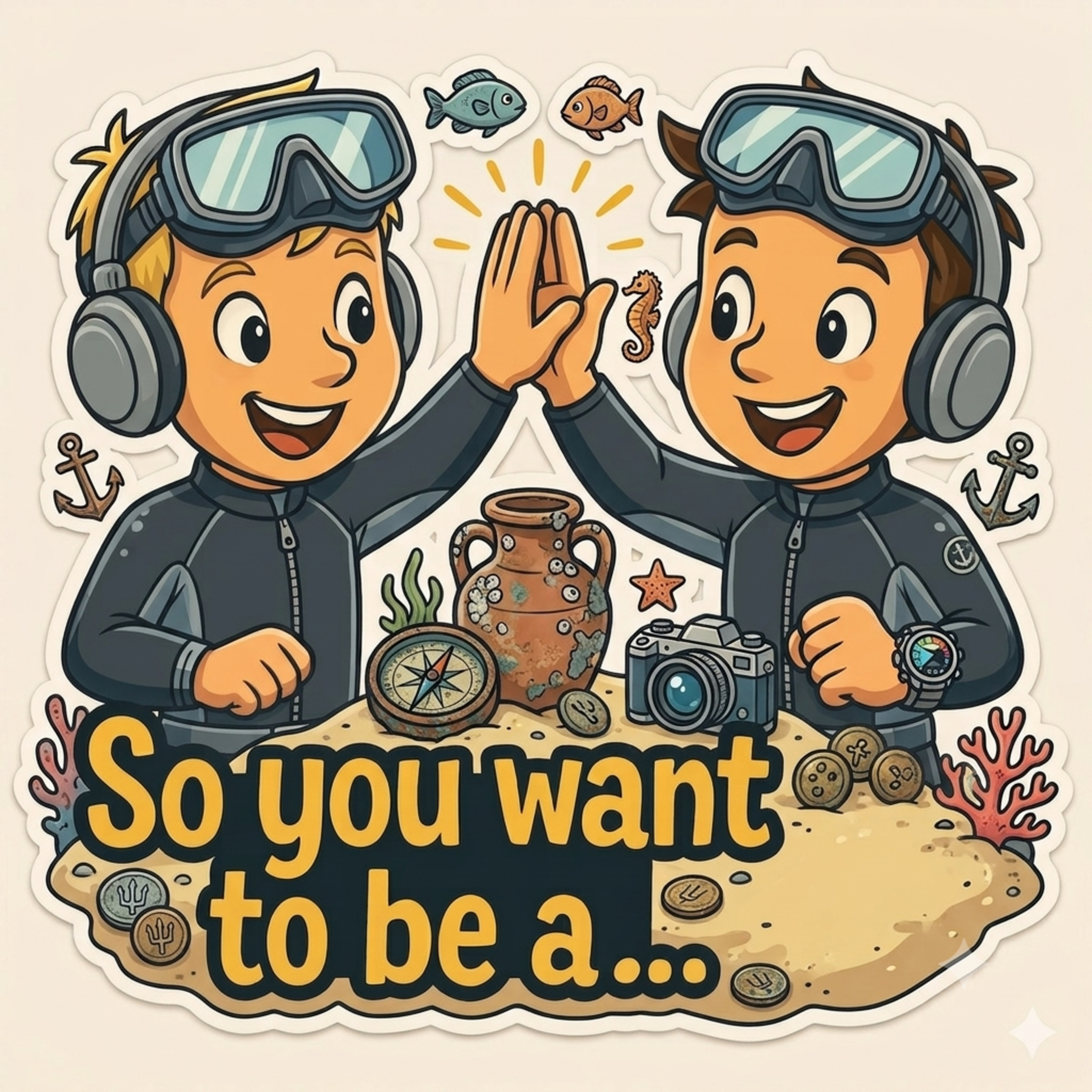 Cover art for So you want to be a…Marine archaeologists