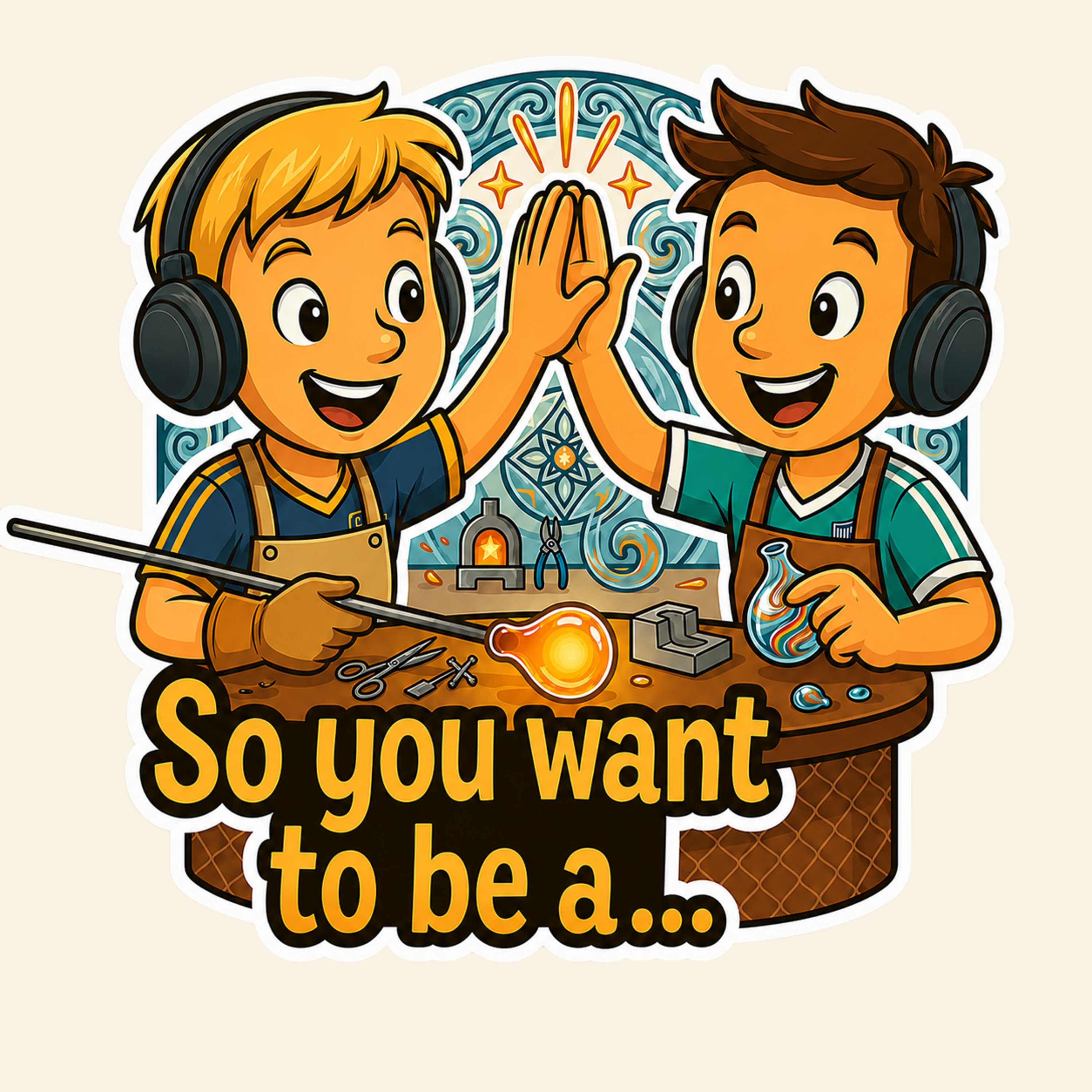 Cover art for So you want to be a… Glass Blower