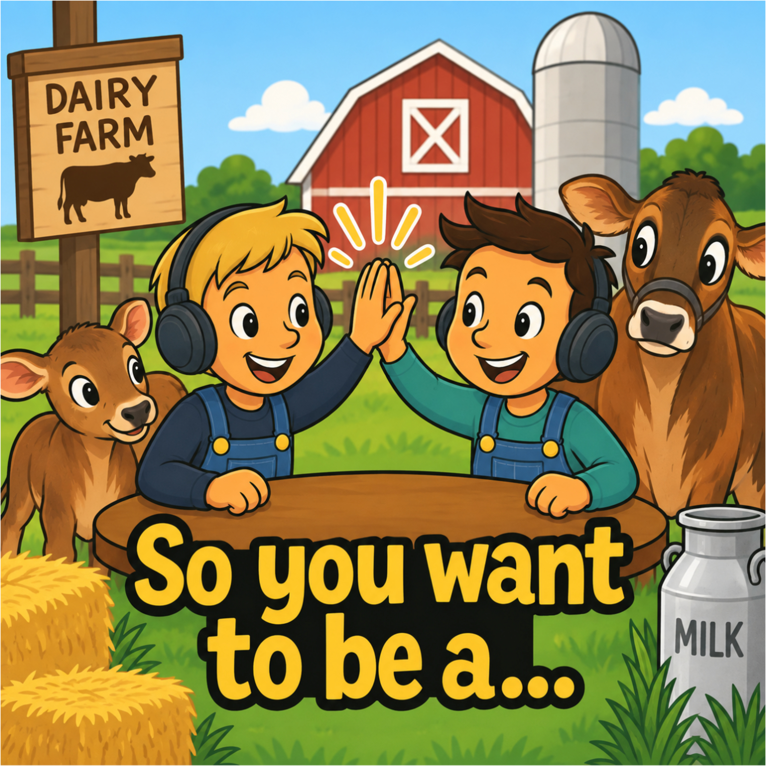 Cover art for So you want to be a... Dairy Farmer
