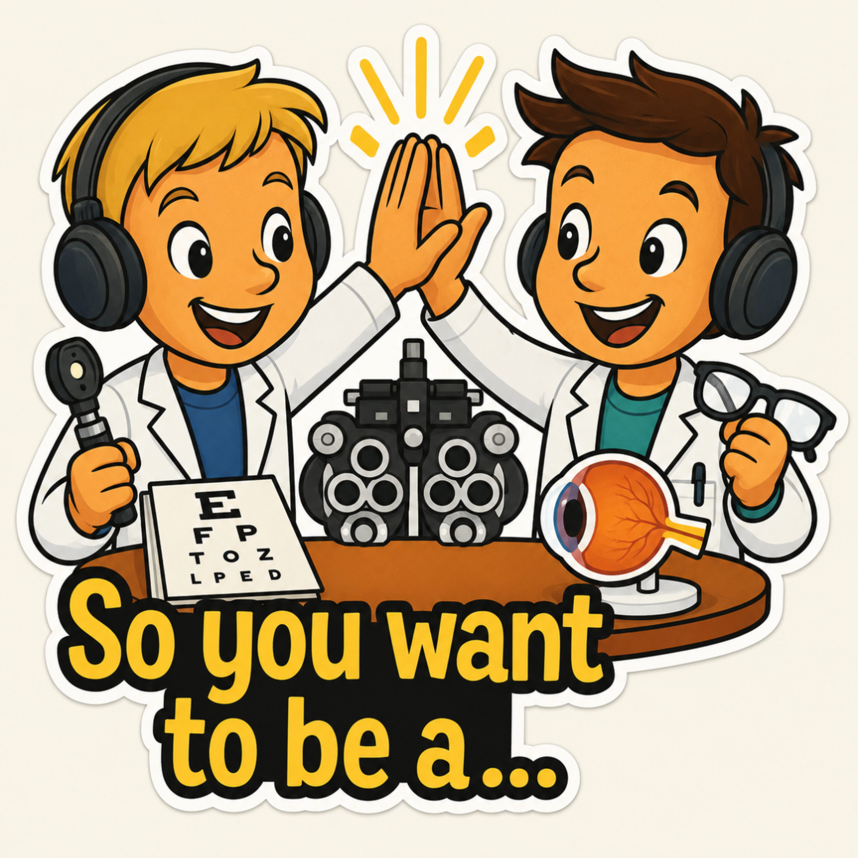 Cover art for So you want to be a... Eye Doctor