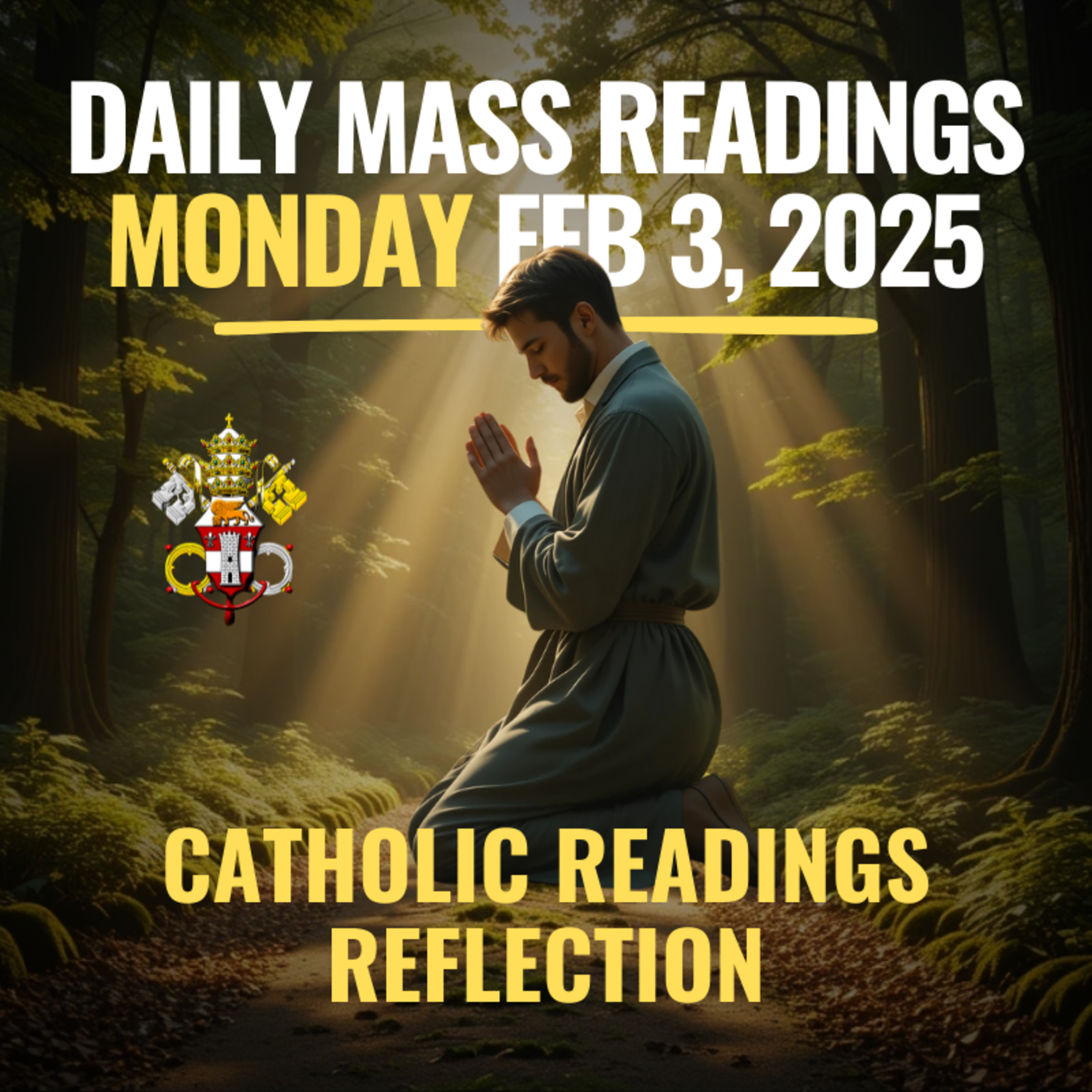 𝗠𝗢𝗡𝗗𝗔𝗬 𝗠𝗢𝗧𝗜𝗩𝗔𝗧𝗜𝗢𝗡! Get Your Daily Dose of 𝗥𝗼𝗺𝗮𝗻 𝗖𝗮𝘁𝗵𝗼𝗹𝗶𝗰 𝗠𝗮𝘀𝘀 𝗥𝗲𝗮𝗱𝗶𝗻𝗴𝘀 for February 03, 2025! episode artwork