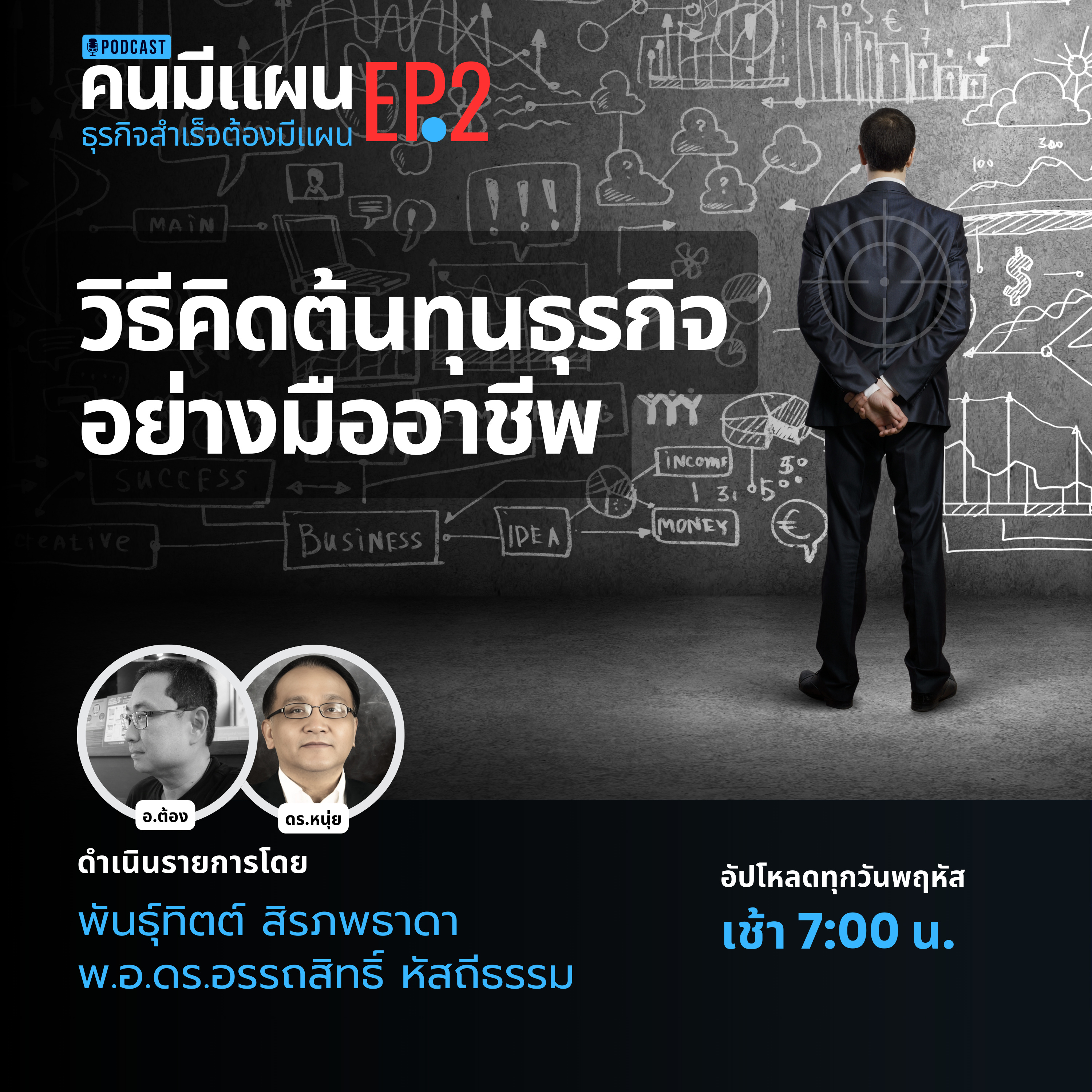 Ep.2 - วิธีคิดต้นทุนธุรกิจอย่างมืออาชีพ #คนมีแผน episode artwork
