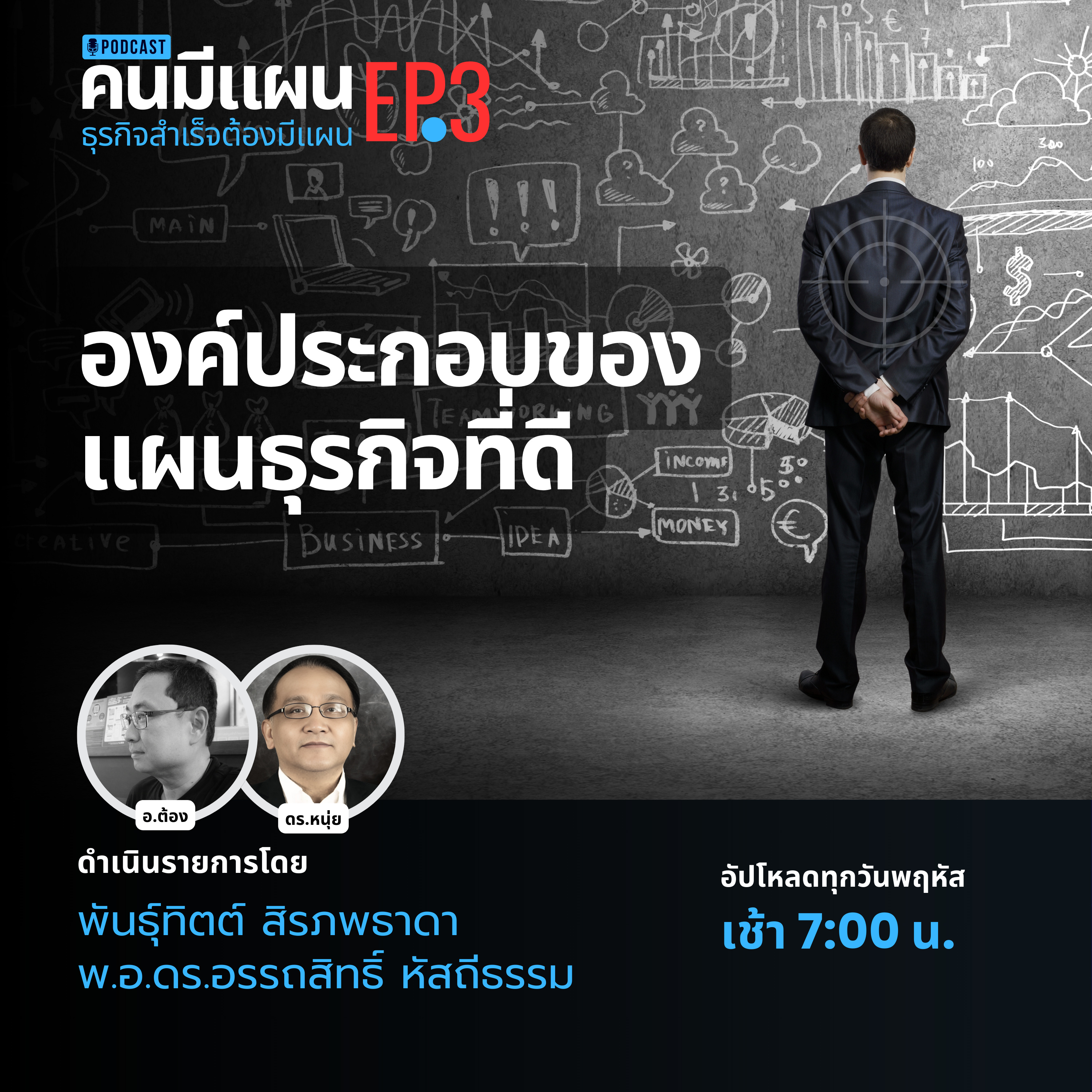 Ep.3 - องค์ประกอบของแผนธุรกิจที่ดี #คนมีแผน episode artwork